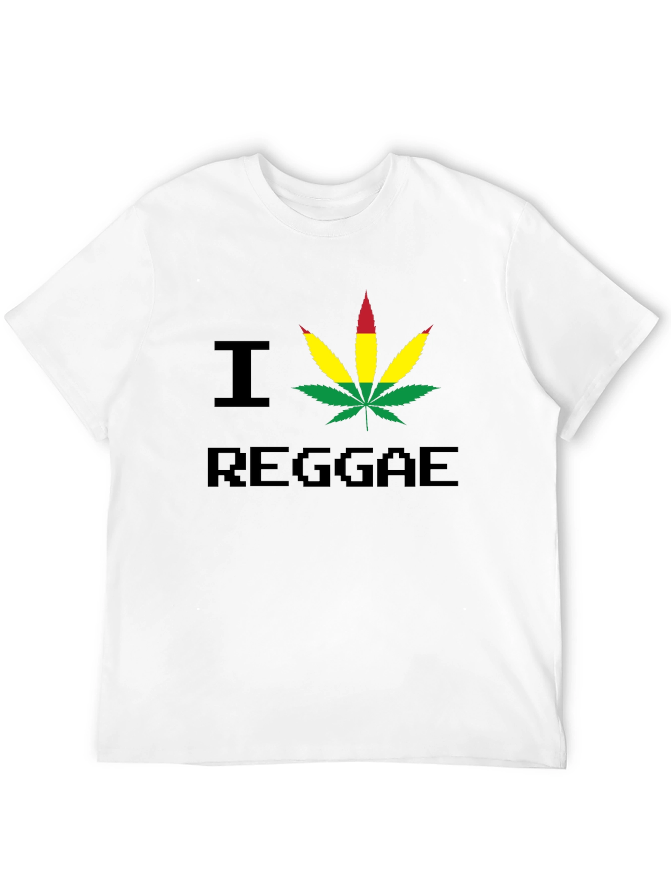 I Heart Reggae Graphic Tee - Black