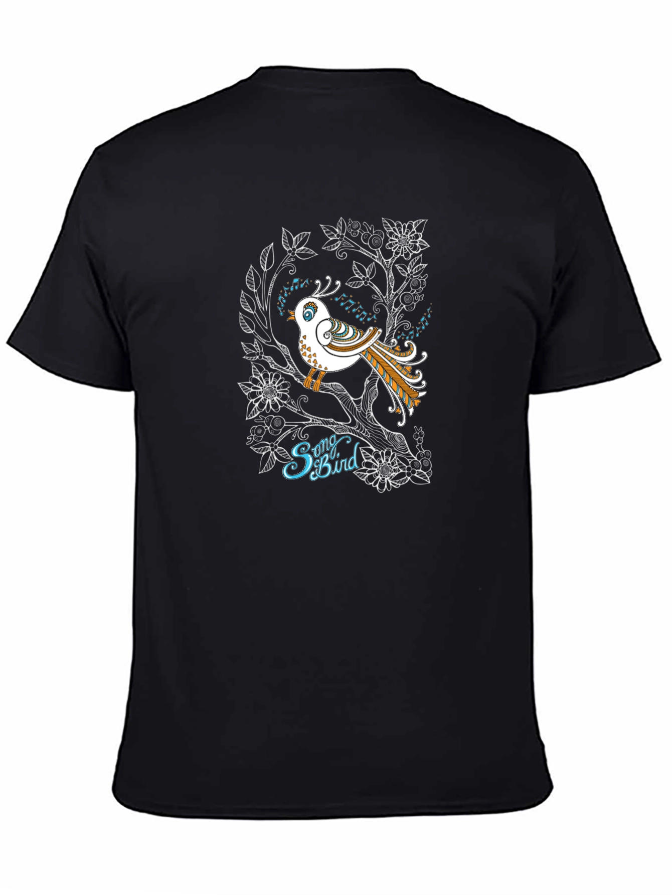 Songbird Graphic Tee - Unique Nature Design T-Shirt