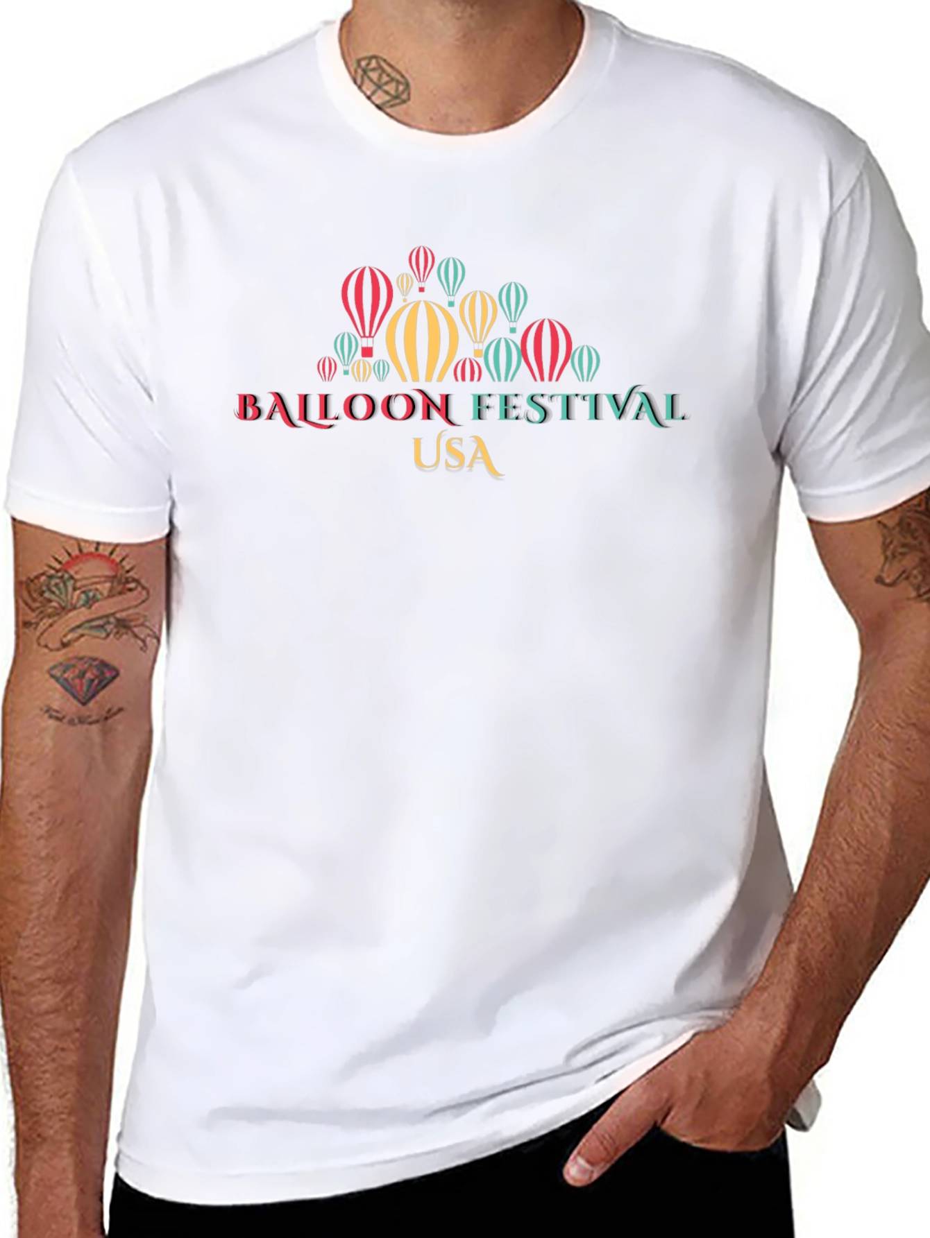 Balloon Festival Graphic Tee - USA Event T-Shirt
