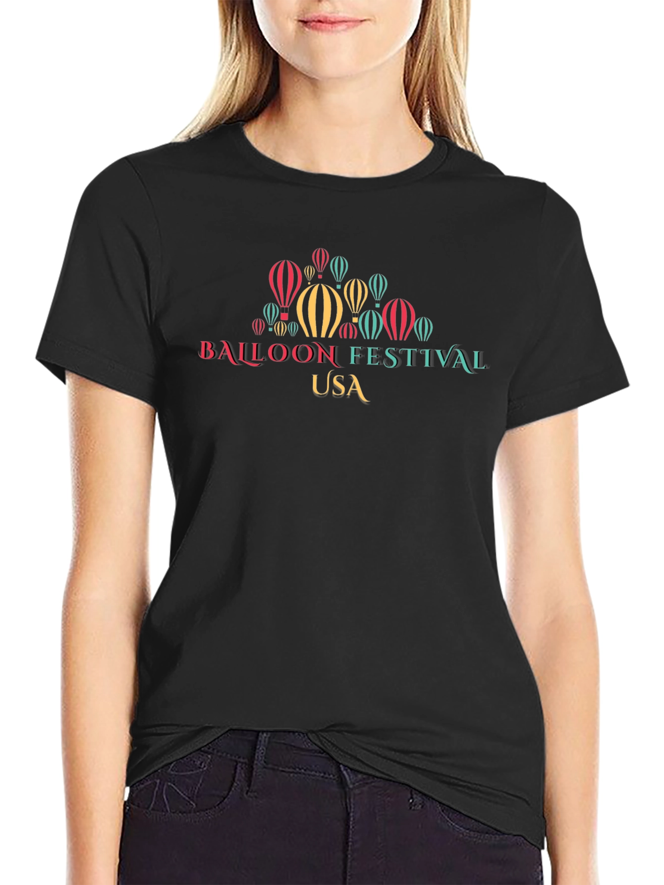 Balloon Festival Graphic Tee - USA Event T-Shirt