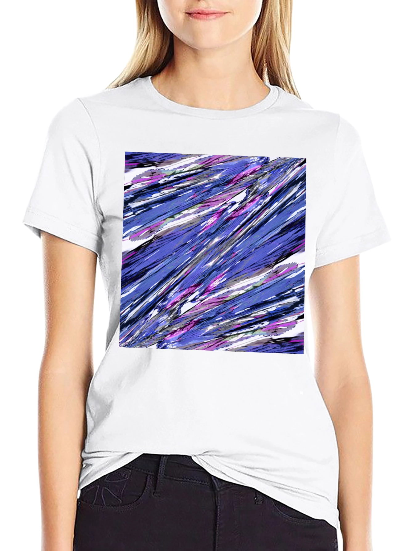 Abstract Brushstroke T-Shirt