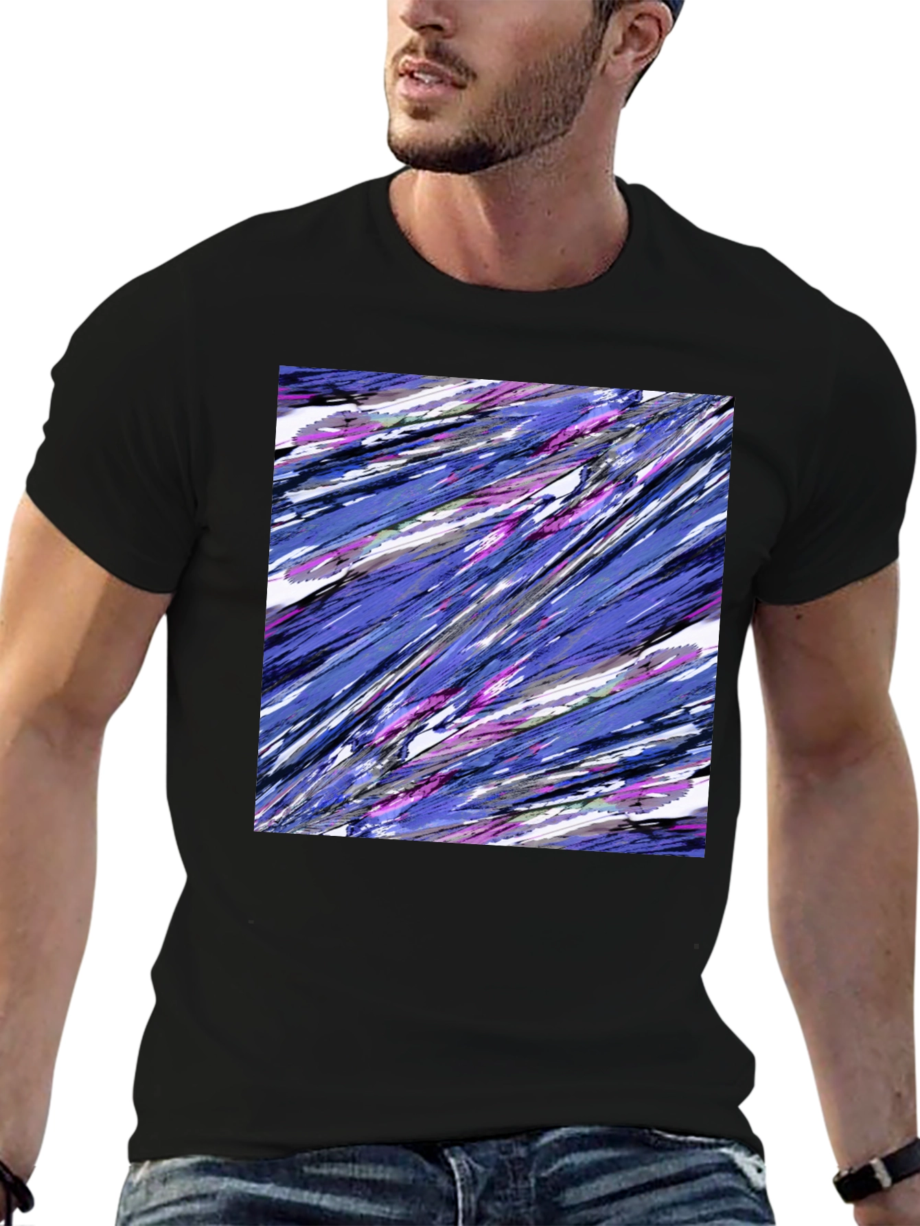Abstract Brushstroke T-Shirt