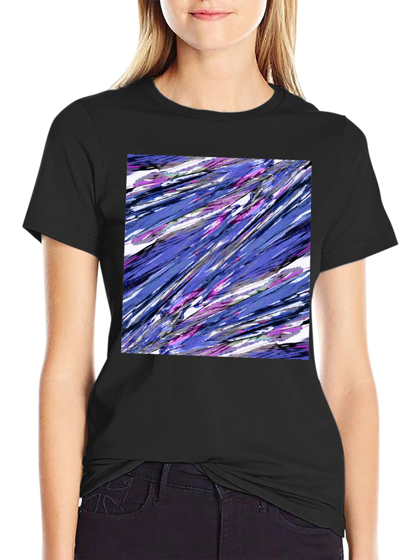 Abstract Brushstroke T-Shirt