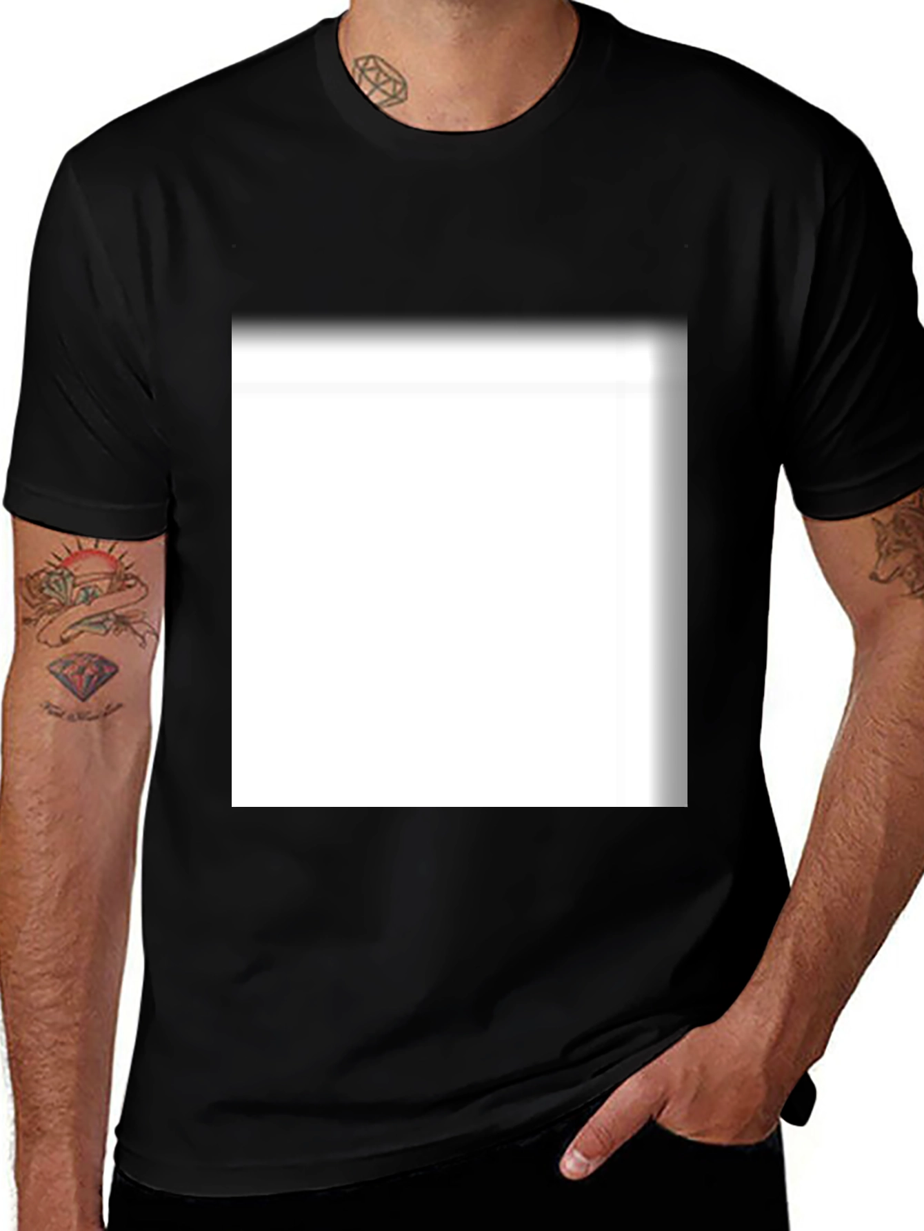 Classic Black Crew Neck T-Shirt