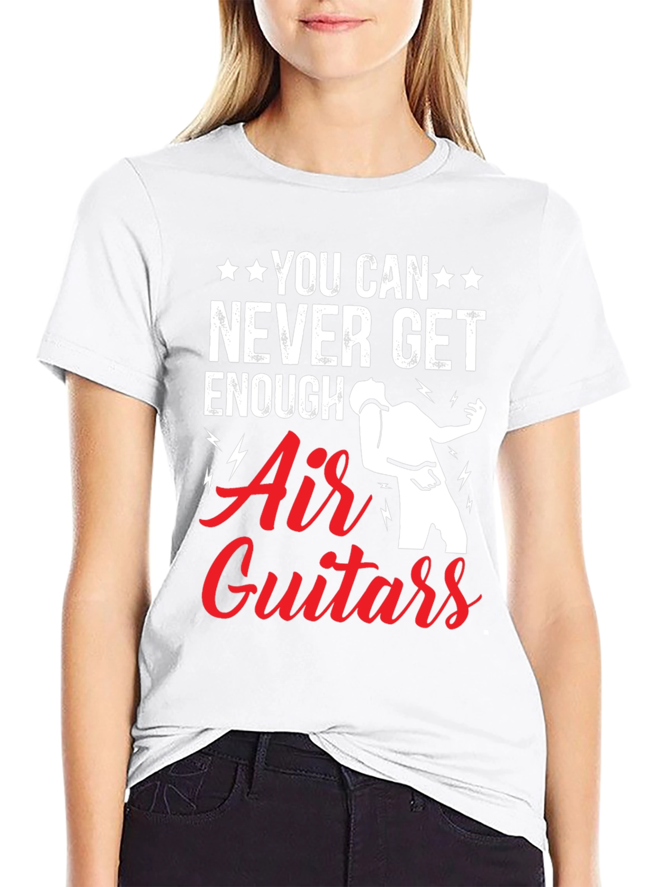 Air Guitars Graphic Tee - Never Get Enough T-Shirt