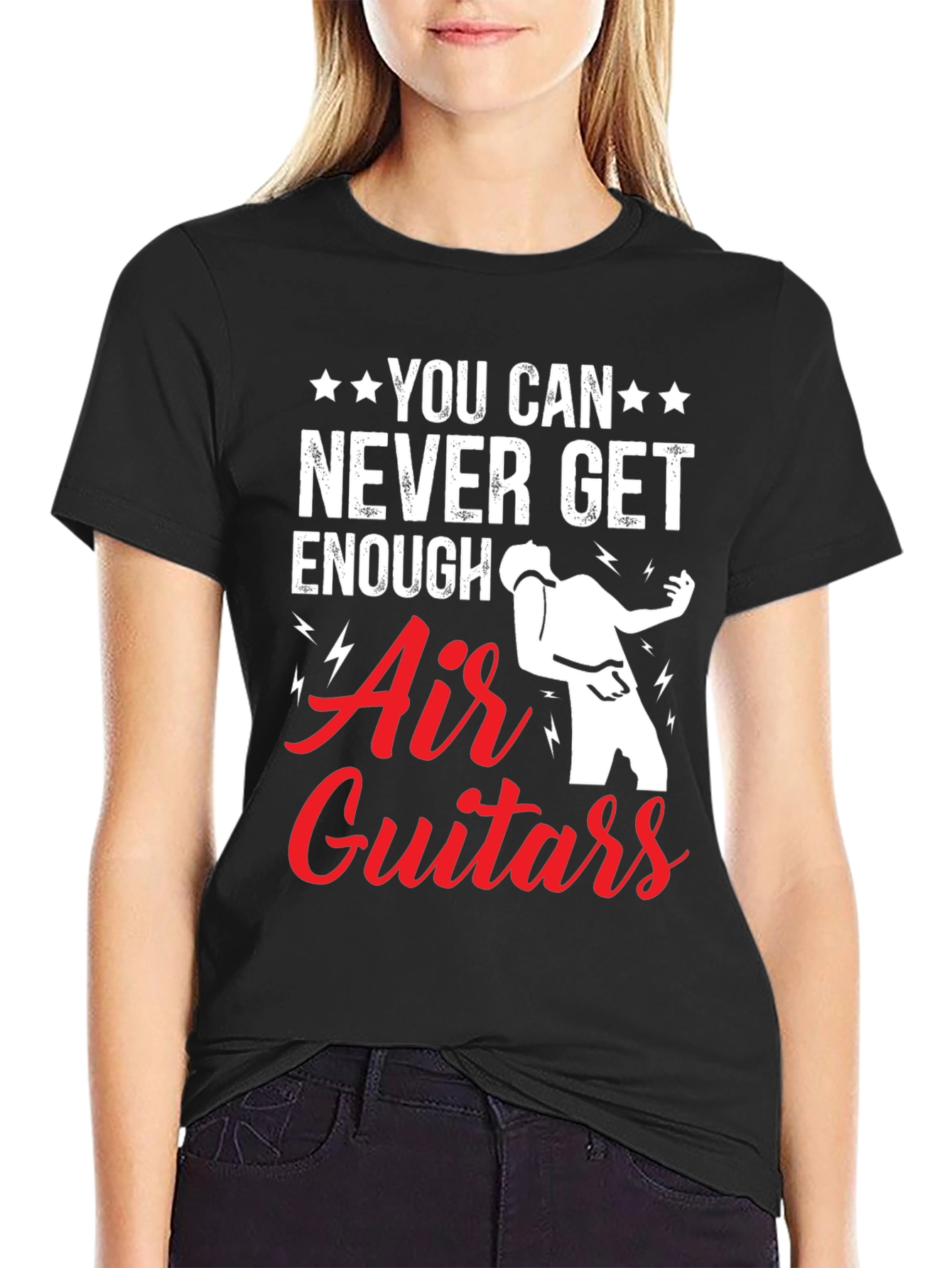 Air Guitars Graphic Tee - Never Get Enough T-Shirt