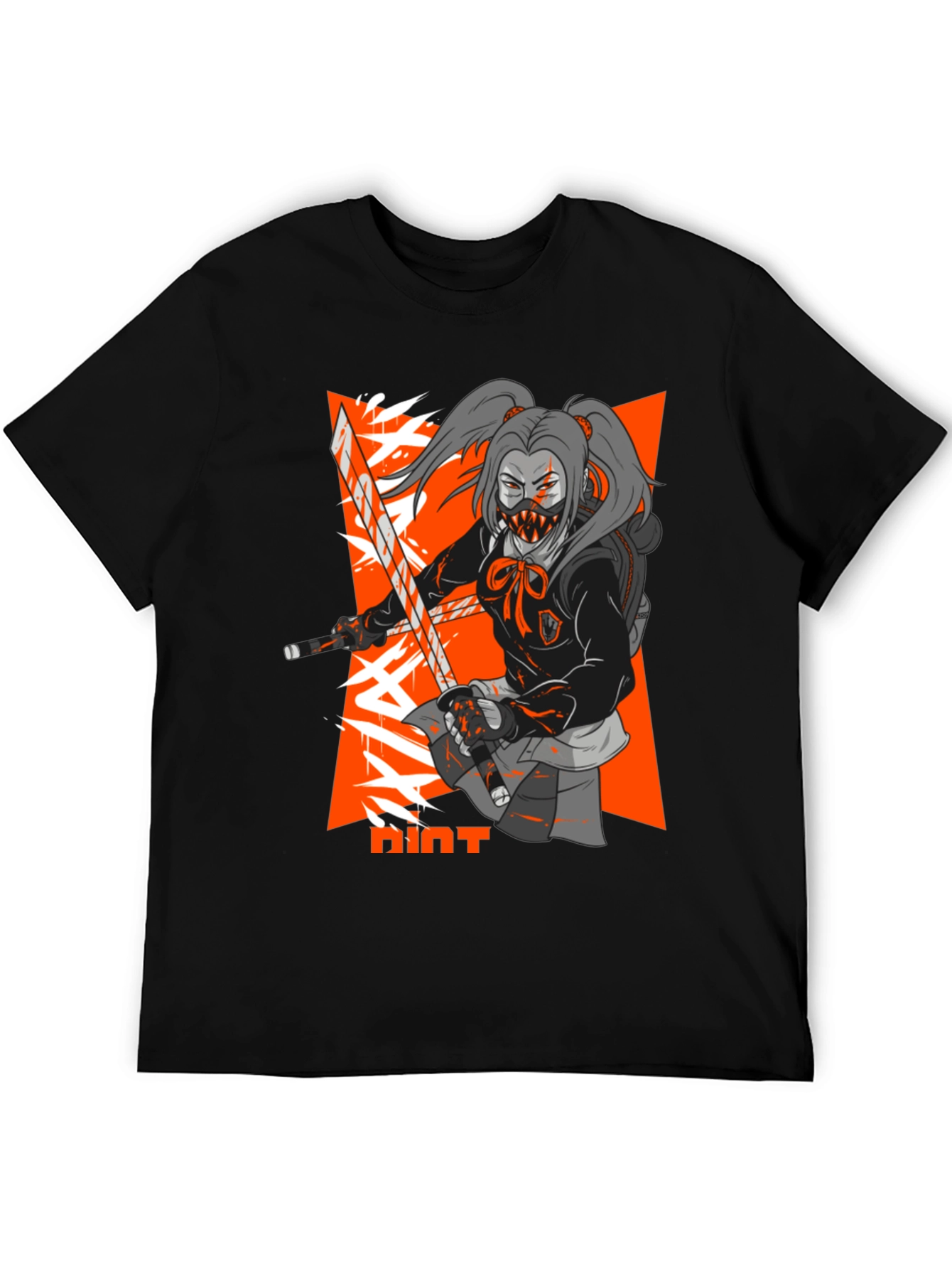 Anime Ninja Girl T-Shirt - Streetwear Style
