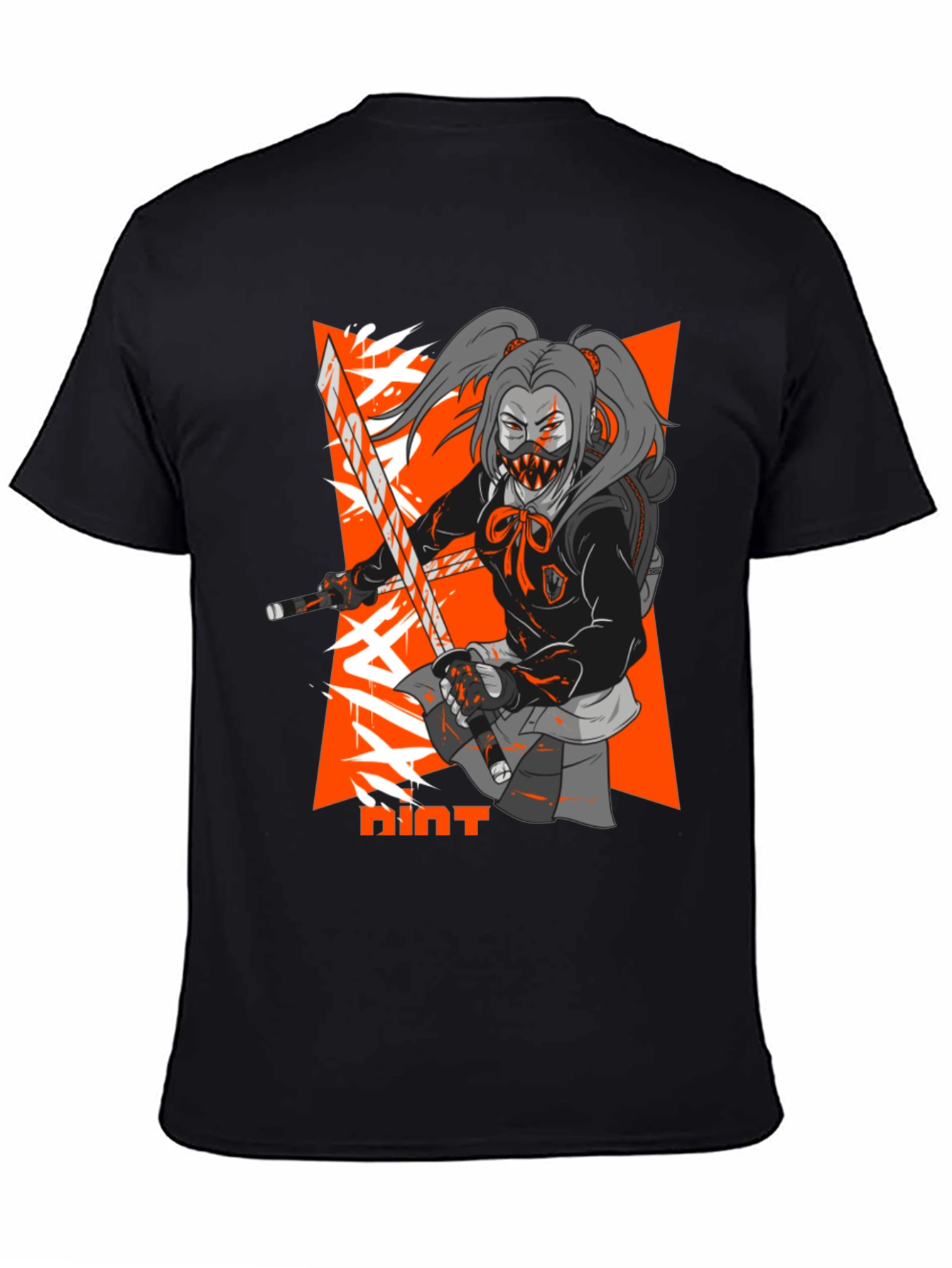Anime Ninja Girl T-Shirt - Streetwear Style