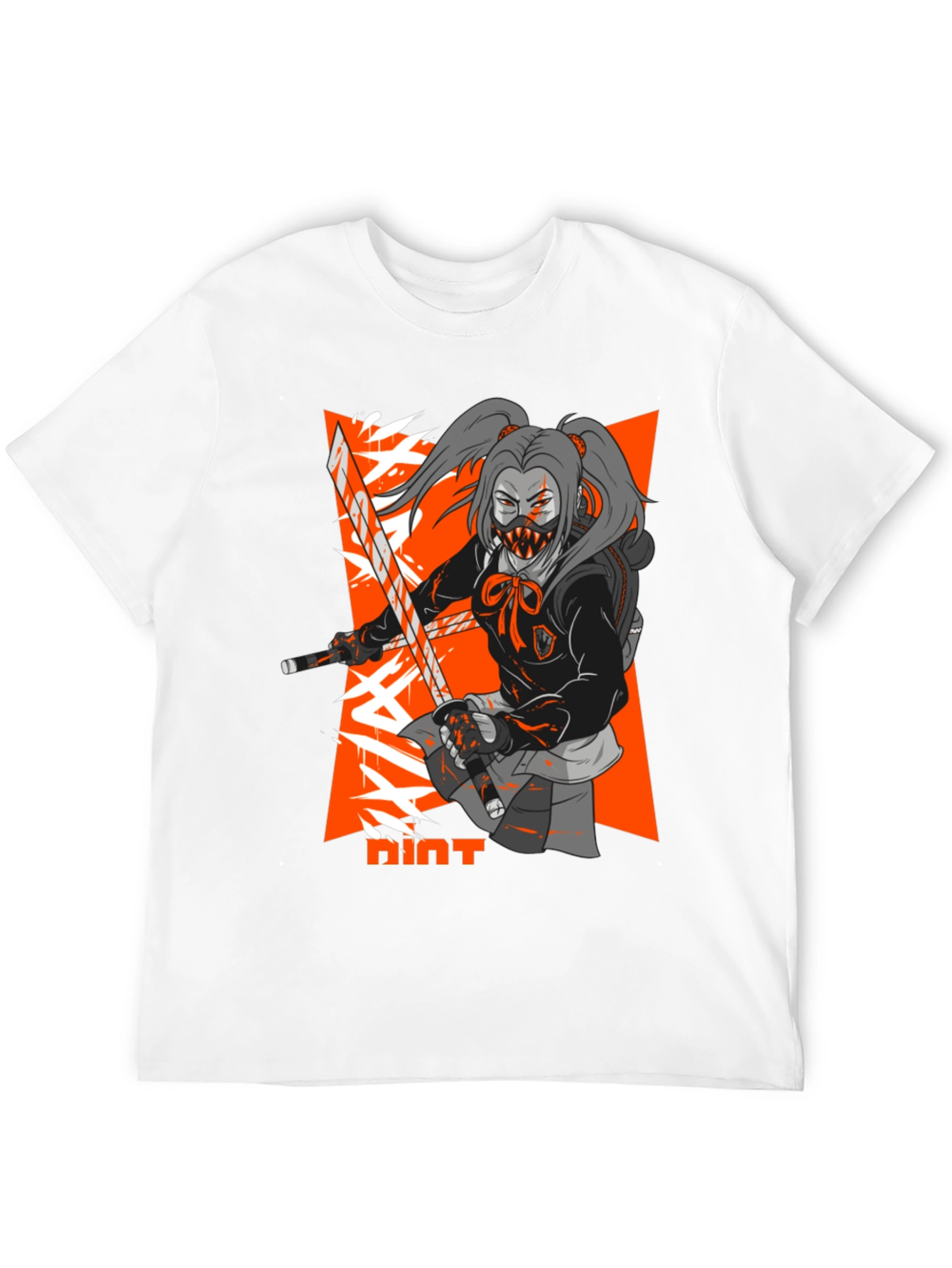 Anime Ninja Girl T-Shirt - Streetwear Style