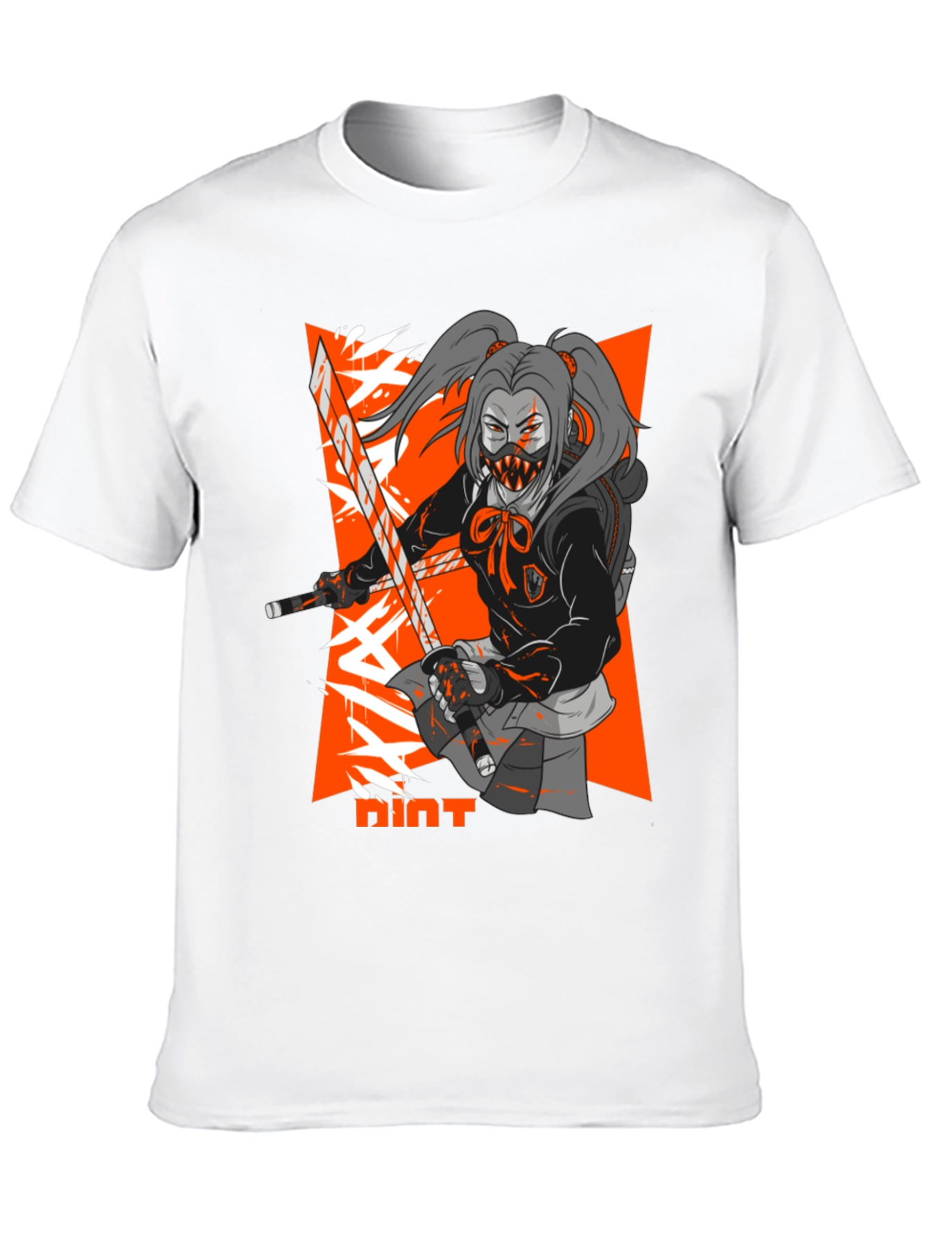 Anime Ninja Girl T-Shirt - Streetwear Style