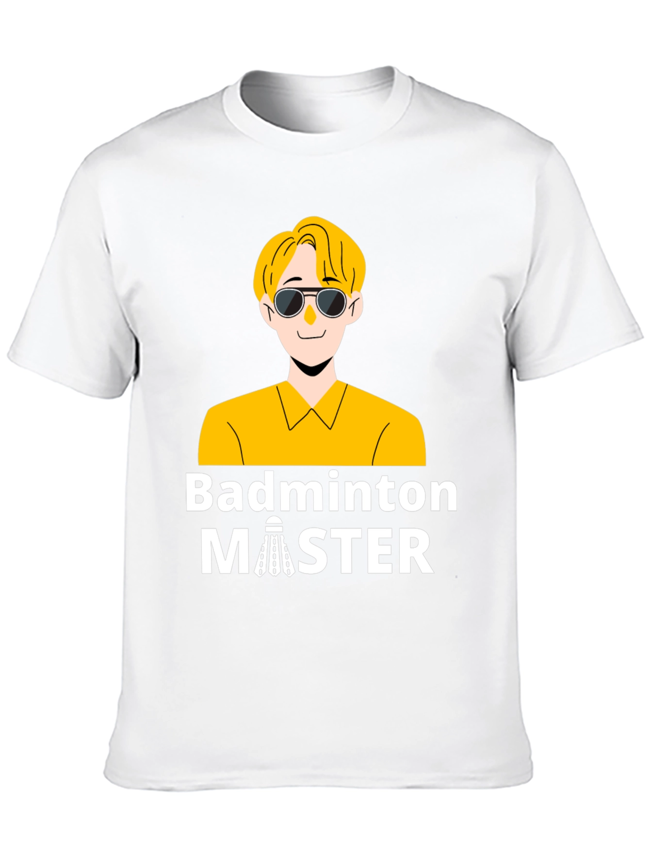 Badminton Master Graphic T-Shirt - Black