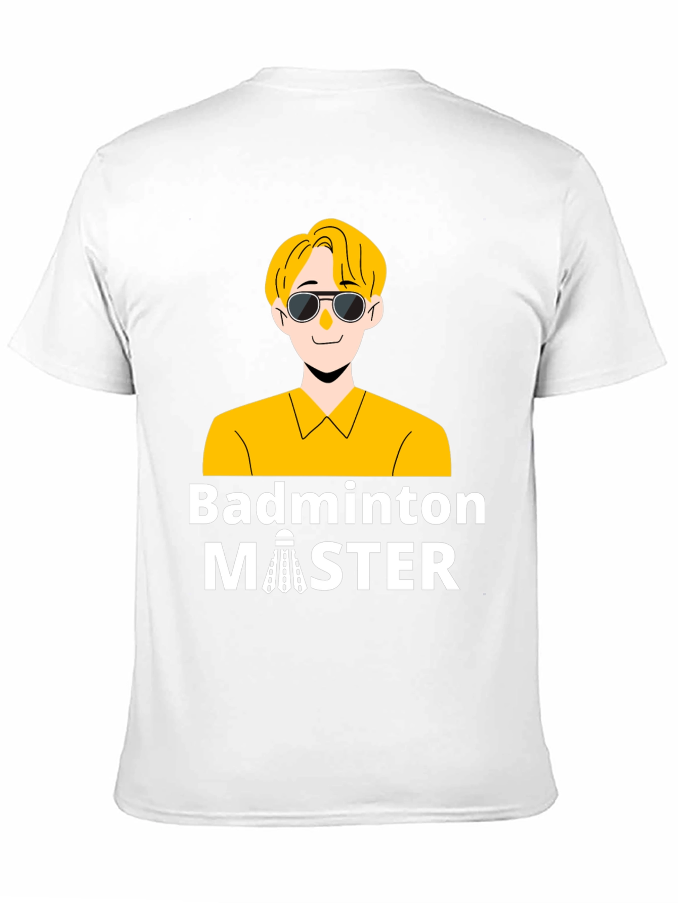 Badminton Master Graphic T-Shirt - Black