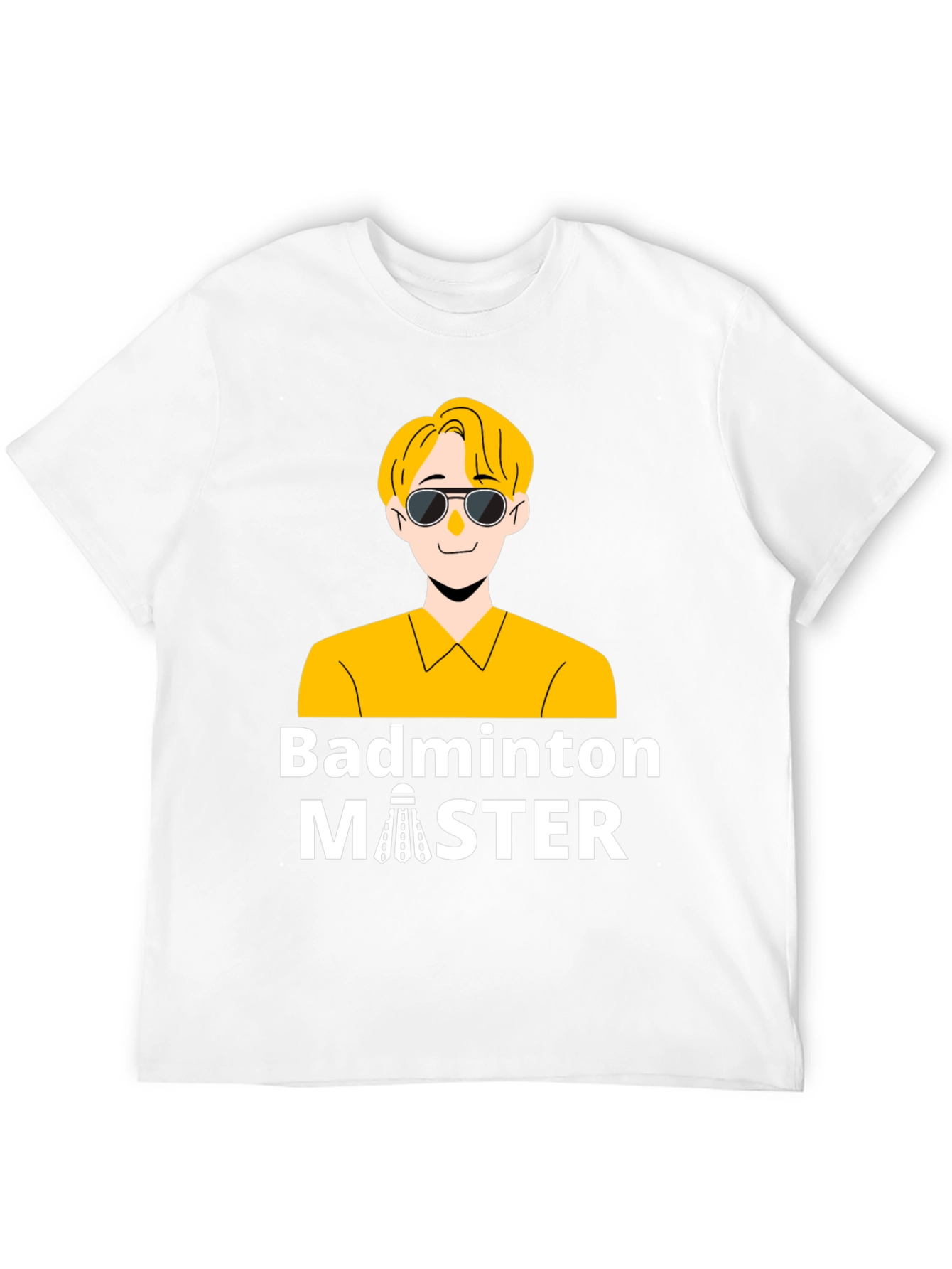 Badminton Master Graphic T-Shirt - Black