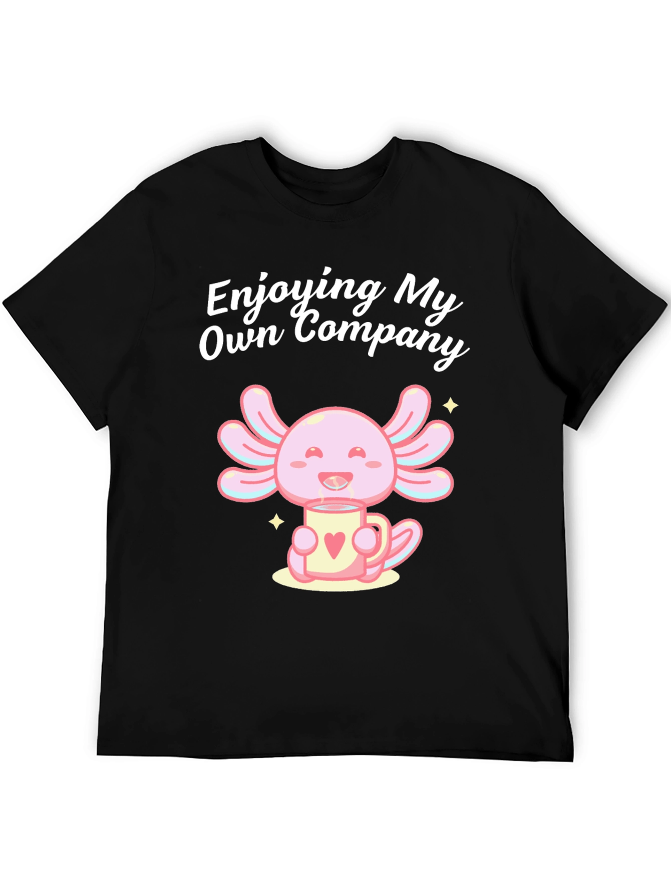 Enjoying My Own Company Axolotl T-Shirt