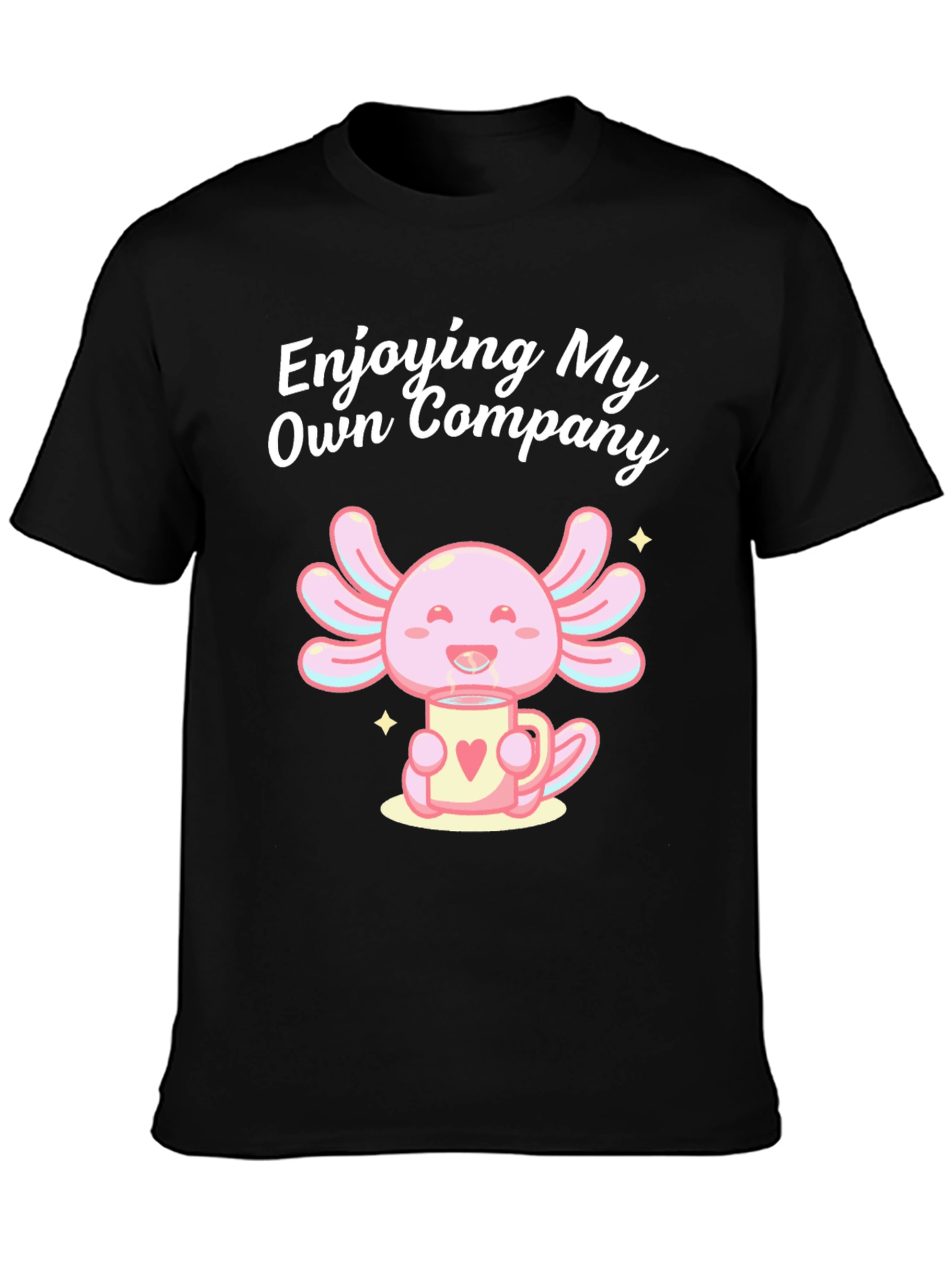 Enjoying My Own Company Axolotl T-Shirt