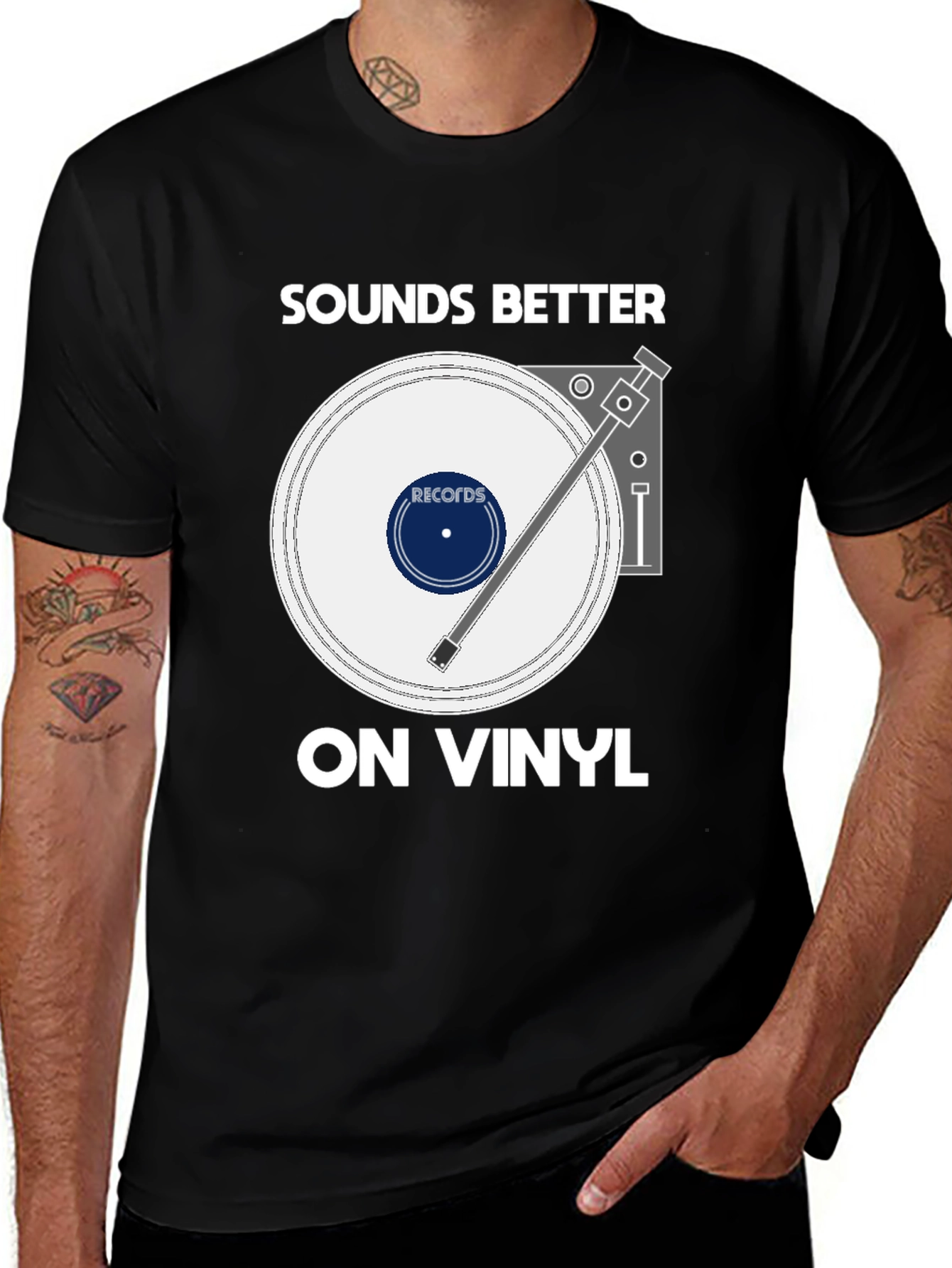 Sounds Better On Vinyl T-Shirt Music Lover Tee