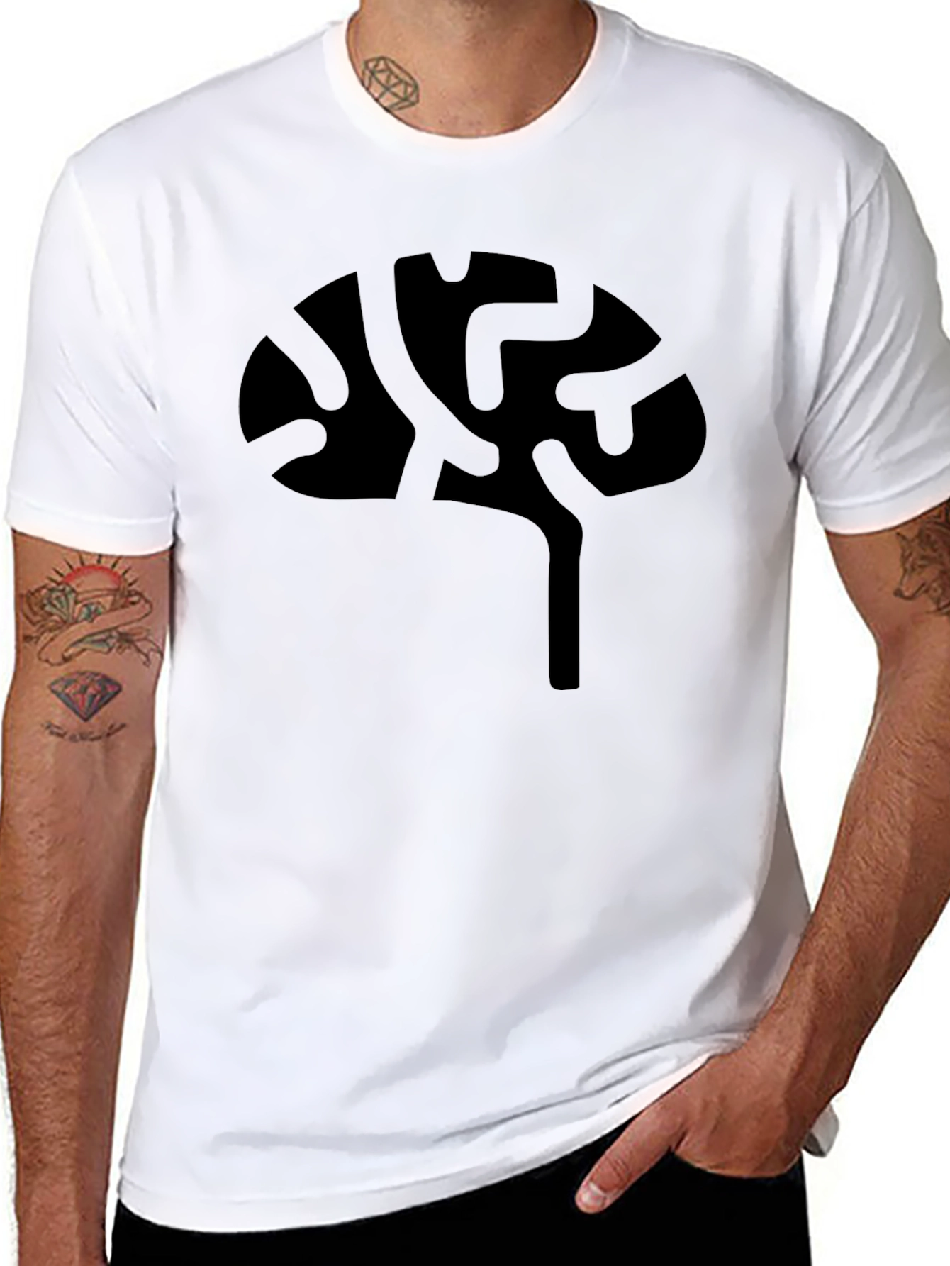 Black Brain Graphic Tee - Unisex