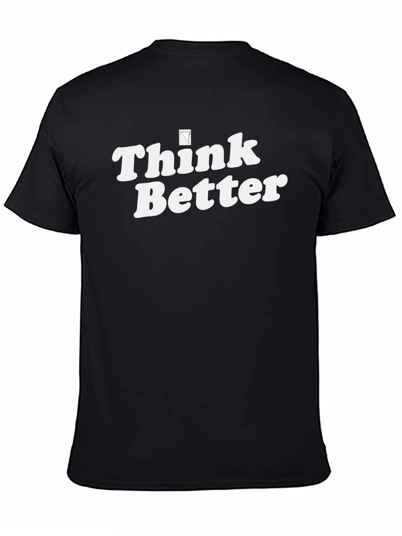 Think Better Graphic Tee - Black Cotton T-Shirt