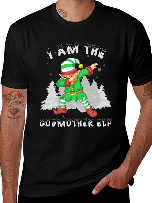 I AM THE GODMOTHER ELF T-Shirt Christmas