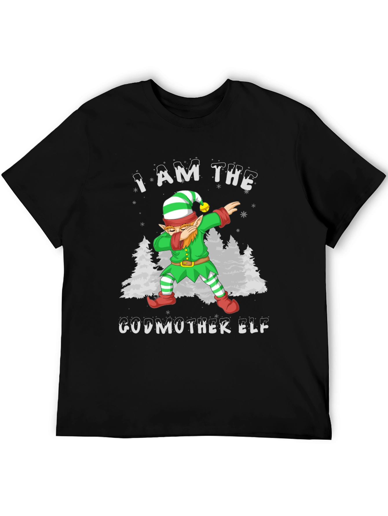 I AM THE GODMOTHER ELF T-Shirt Christmas