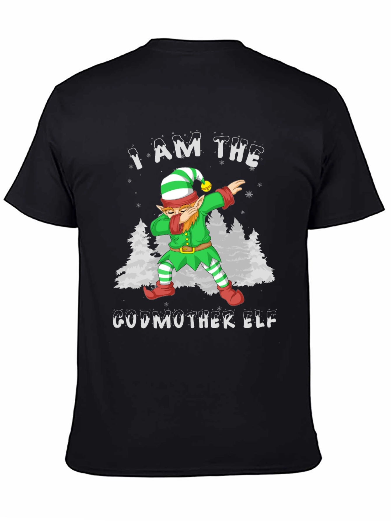 I AM THE GODMOTHER ELF T-Shirt Christmas