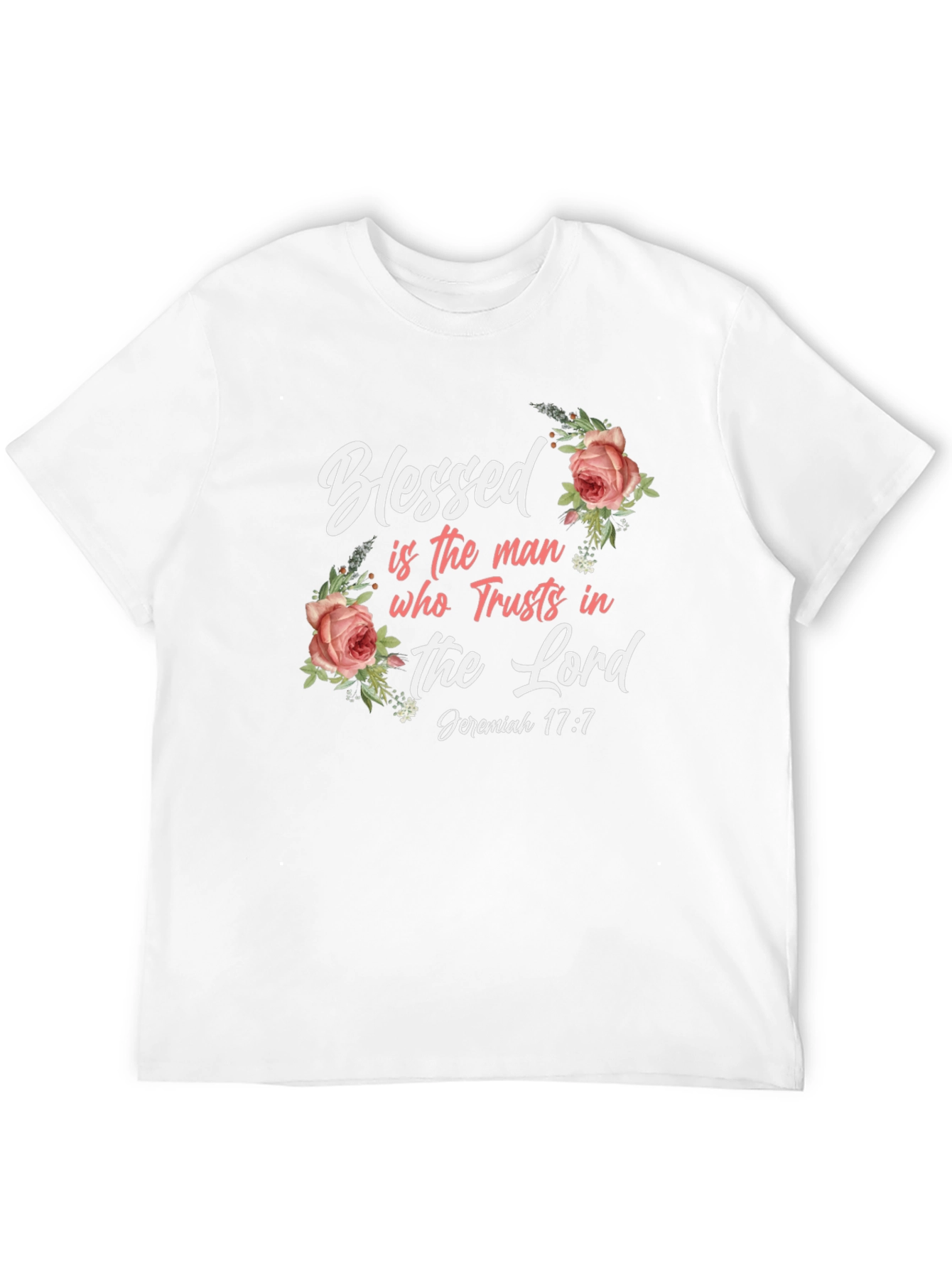 Blessed Man Christian Graphic T-Shirt