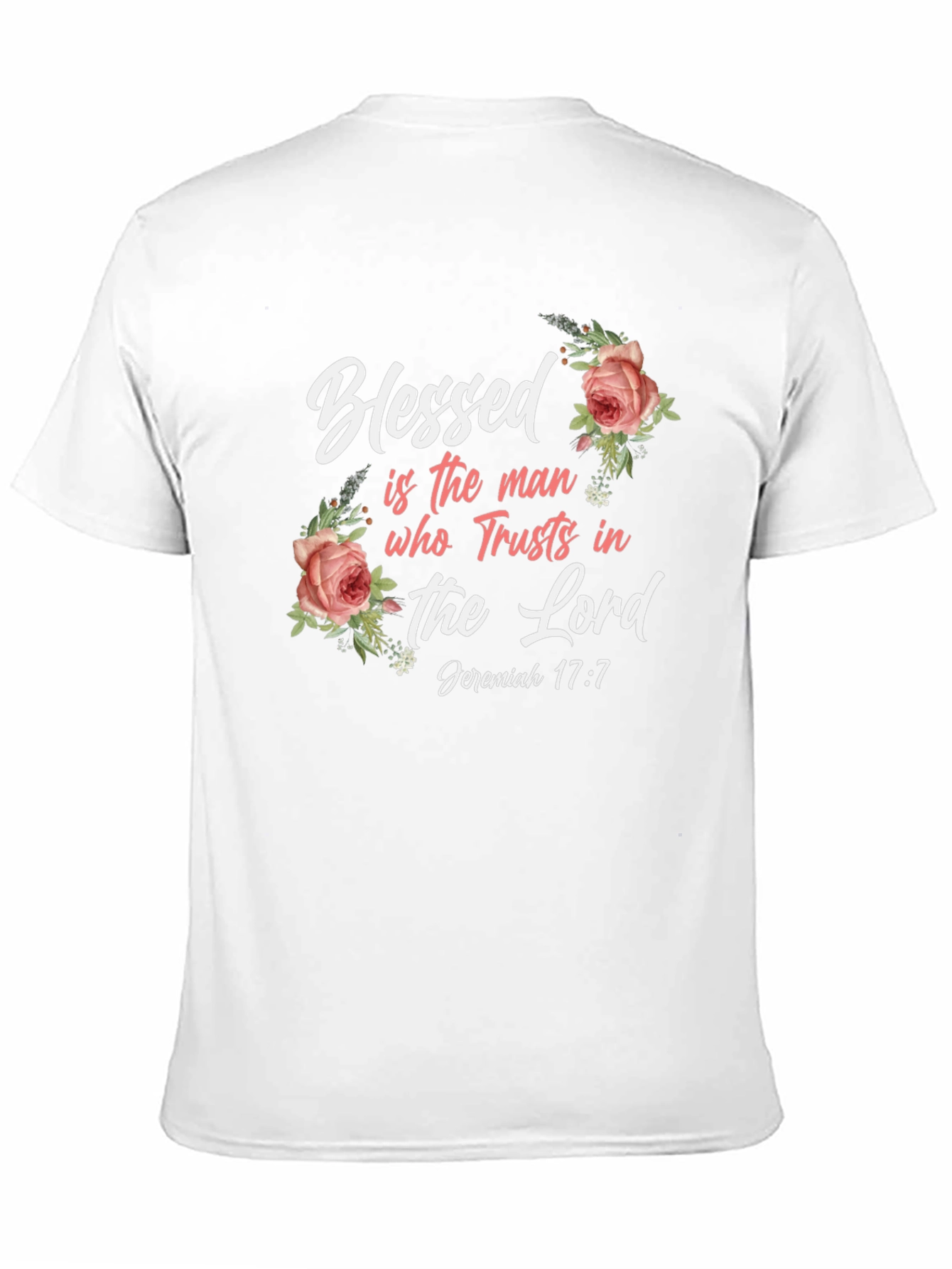 Blessed Man Christian Graphic T-Shirt