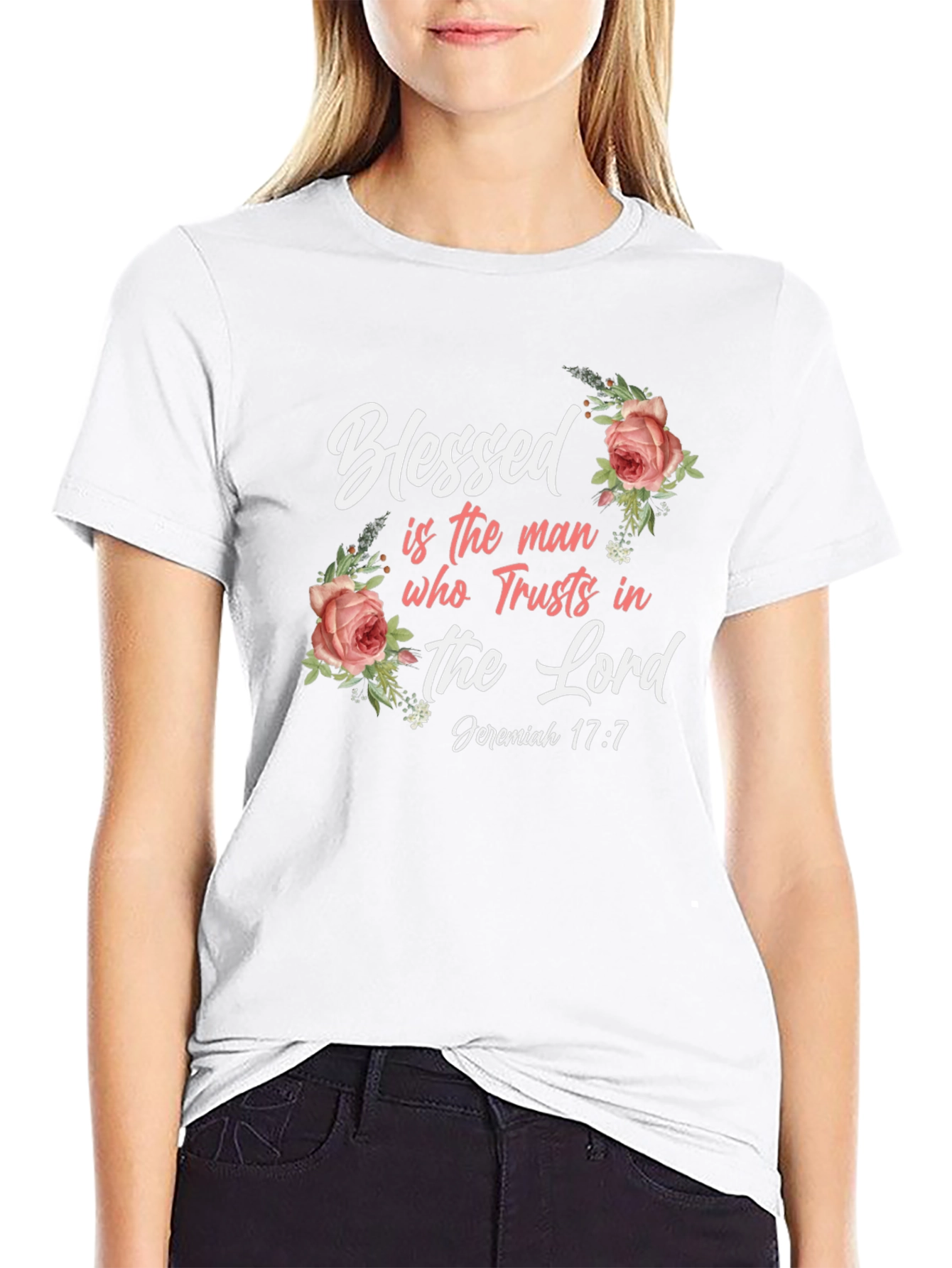Blessed Man Christian Graphic T-Shirt