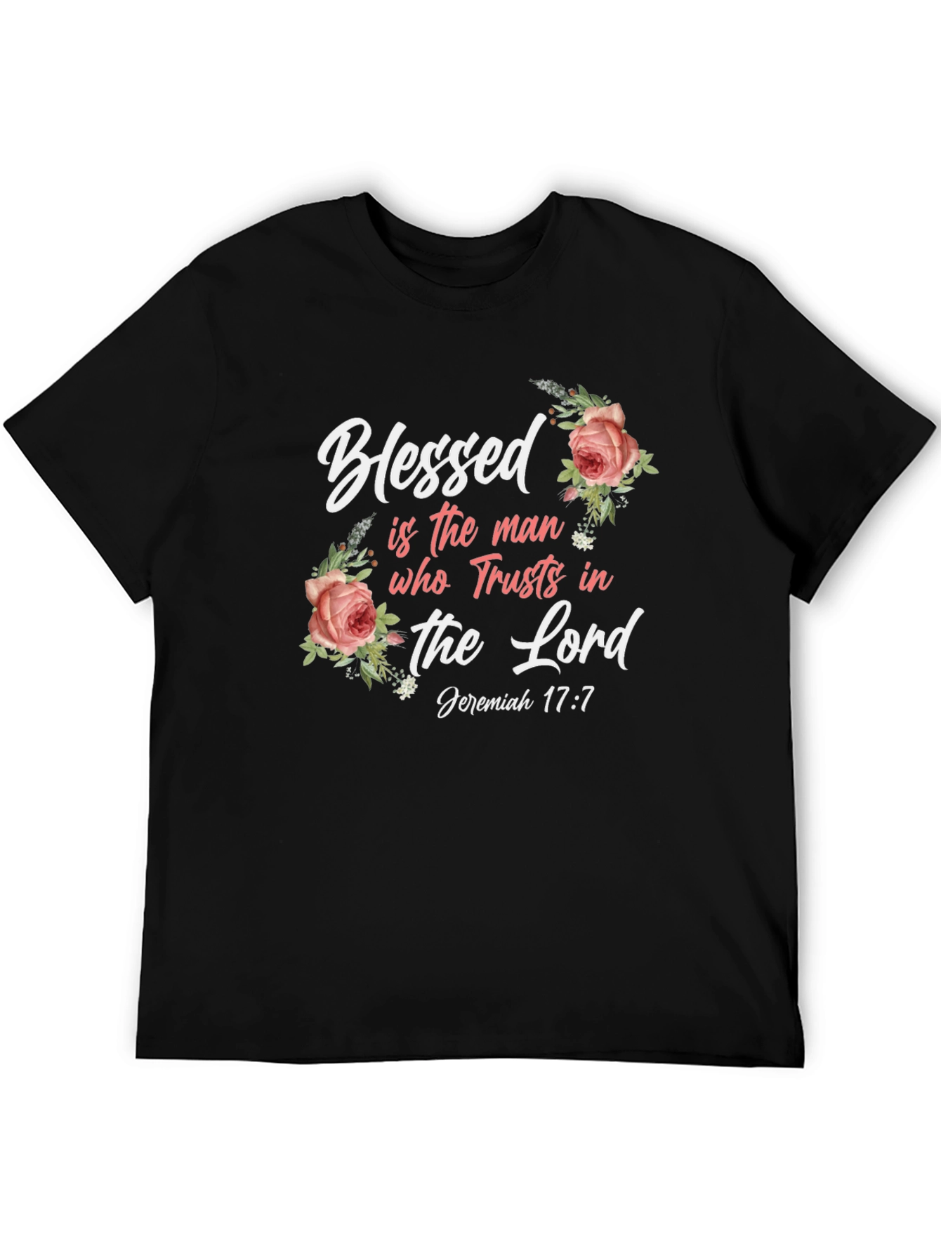 Blessed Man Christian Graphic T-Shirt