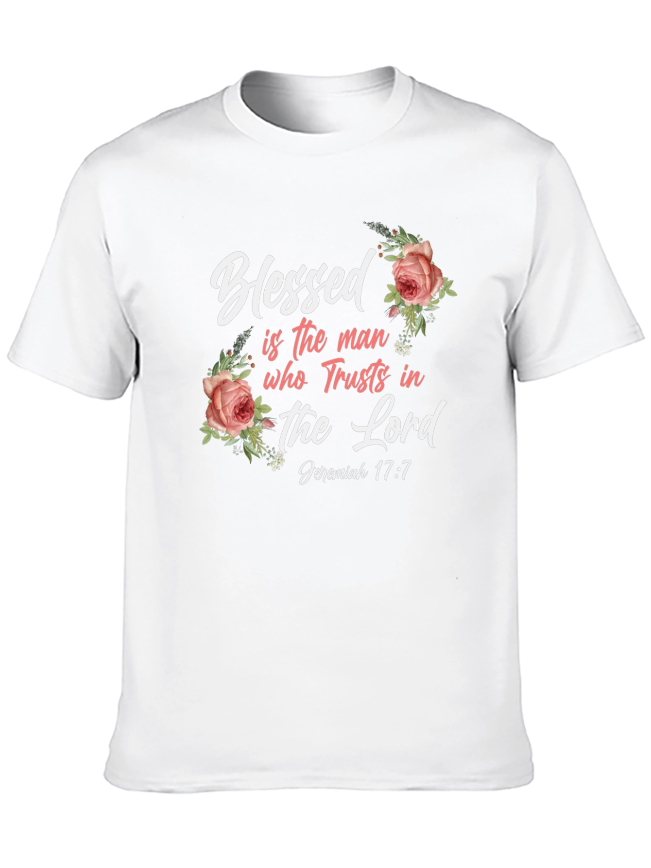 Blessed Man Christian Graphic T-Shirt