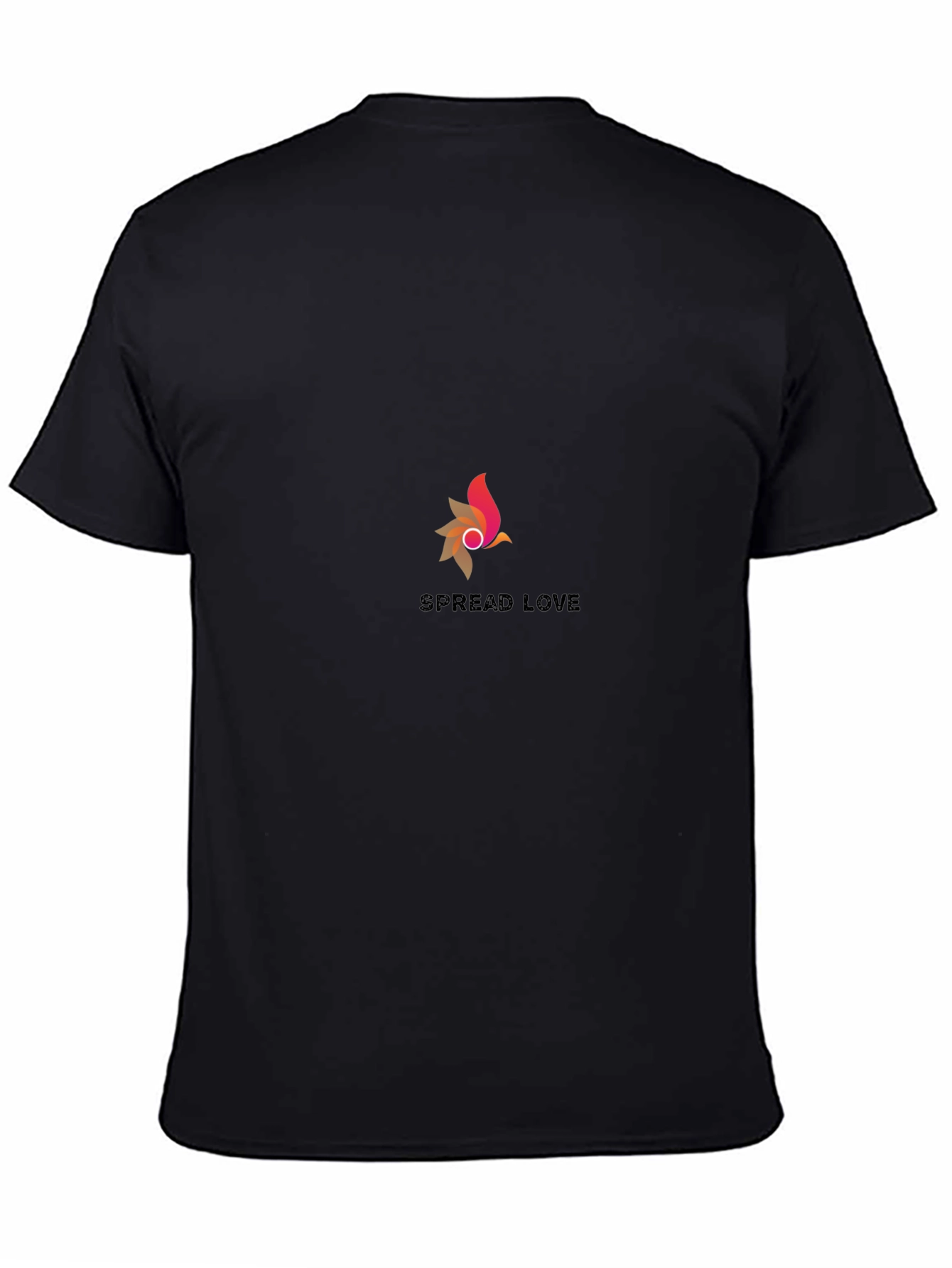 Spread Love Graphic Tee - Stylish Black T-Shirt