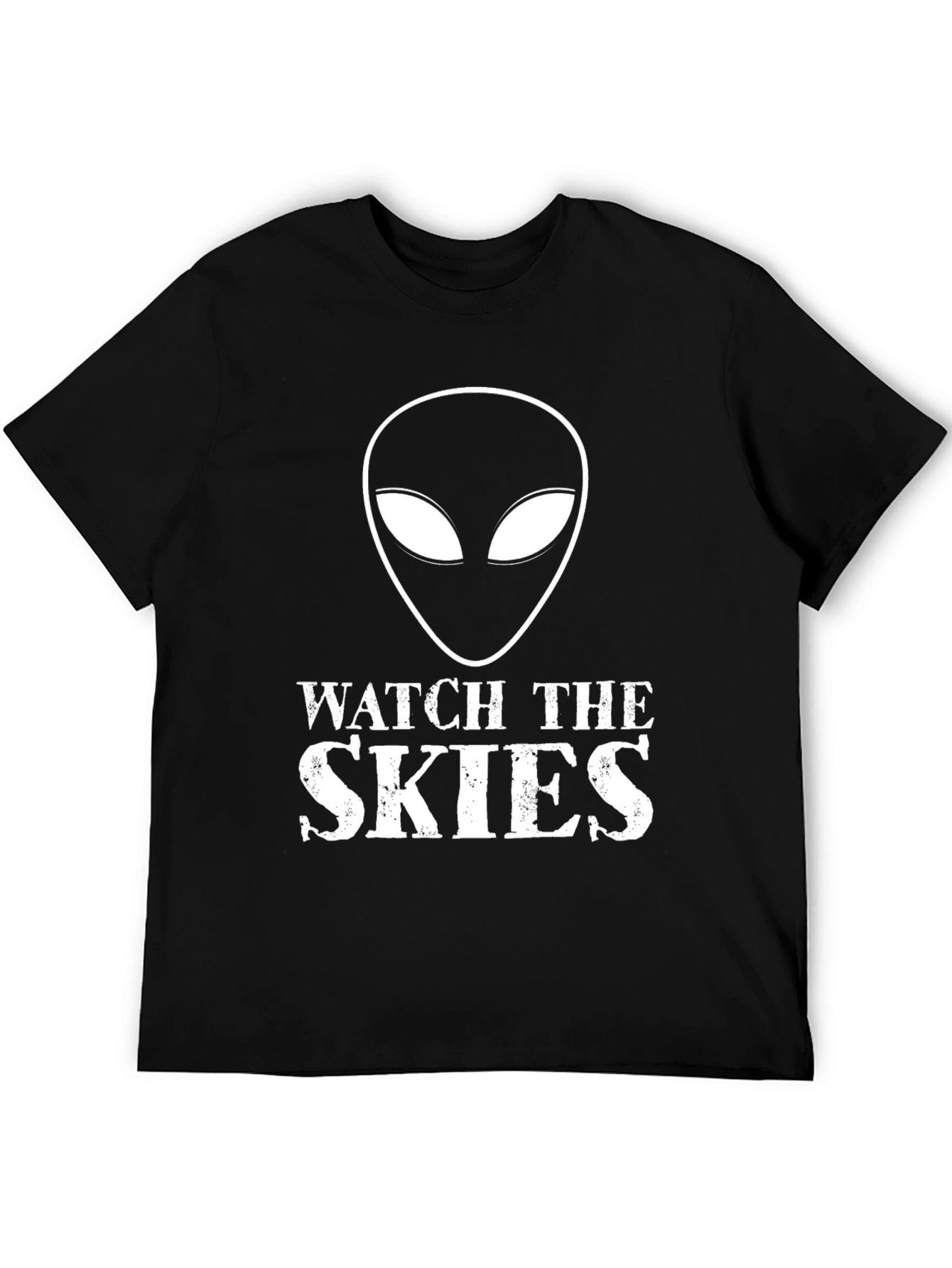 Watch the Skies Alien Graphic Tee - Black