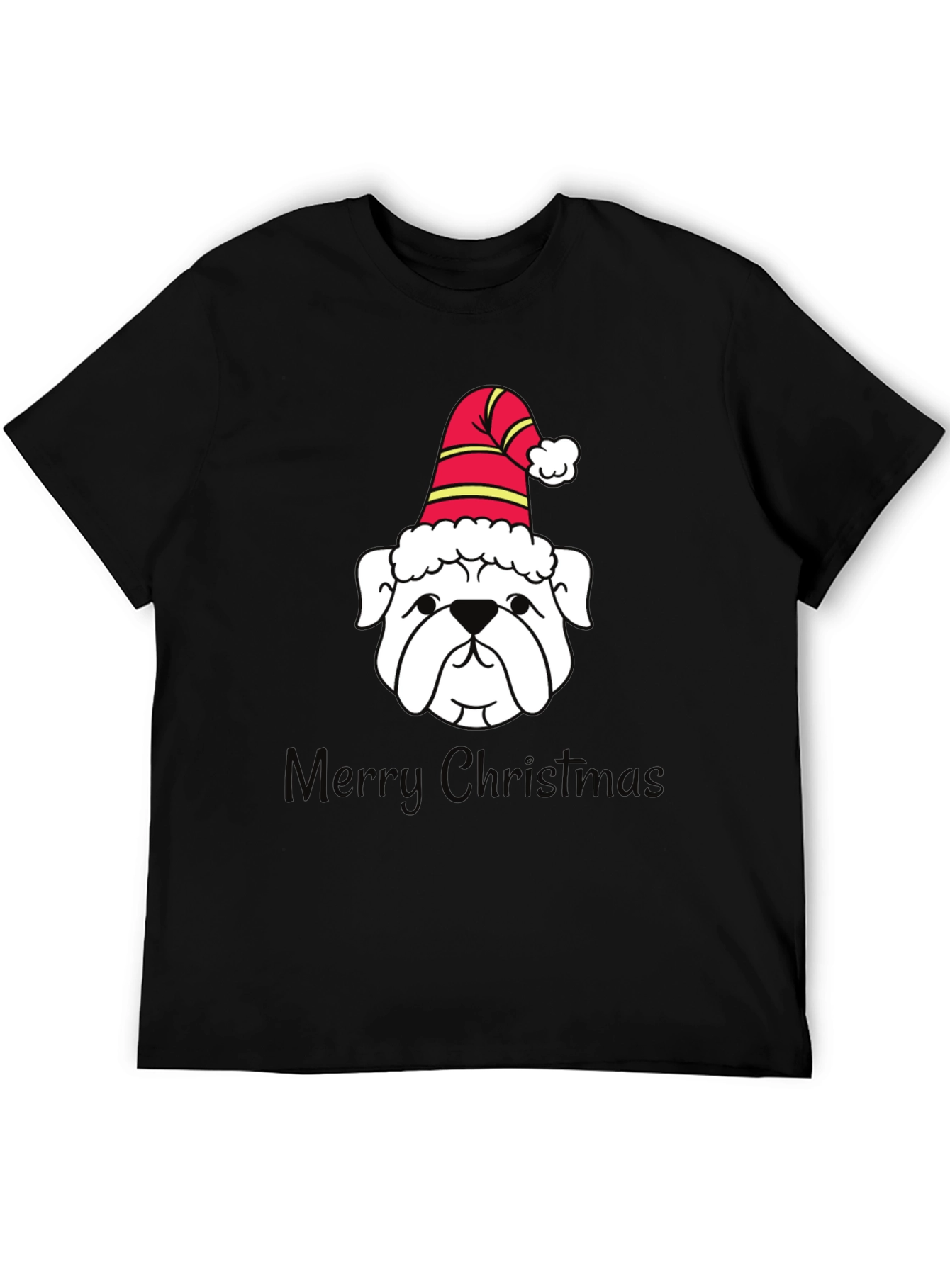 Christmas Bulldog T-Shirt