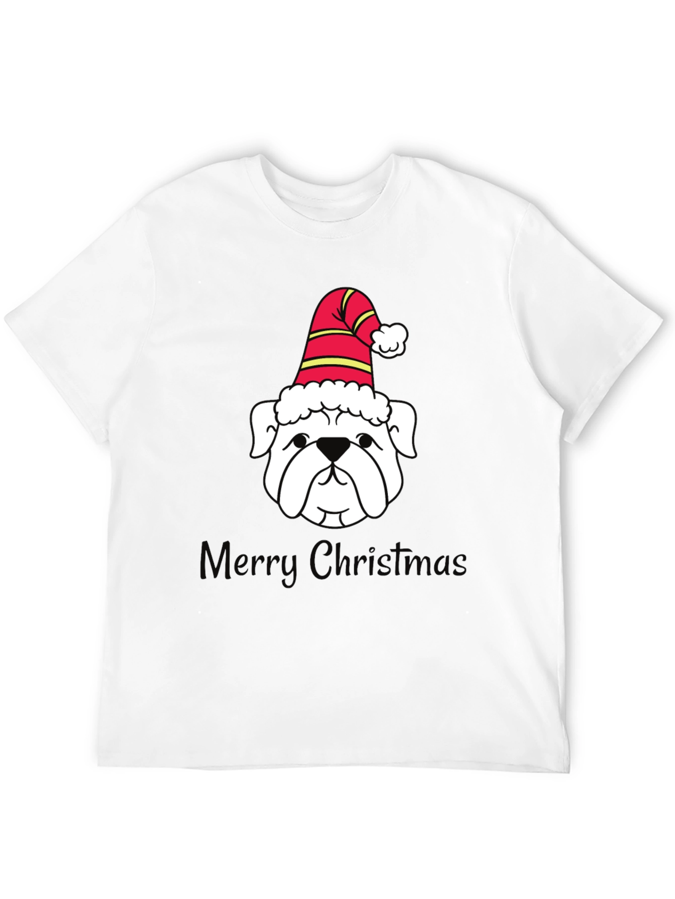 Christmas Bulldog T-Shirt
