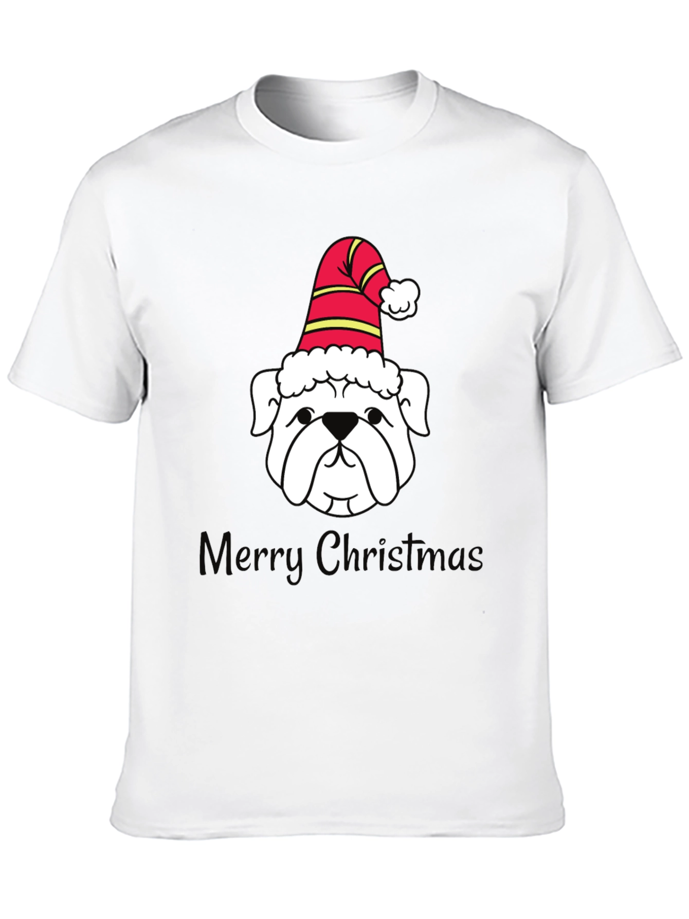 Christmas Bulldog T-Shirt