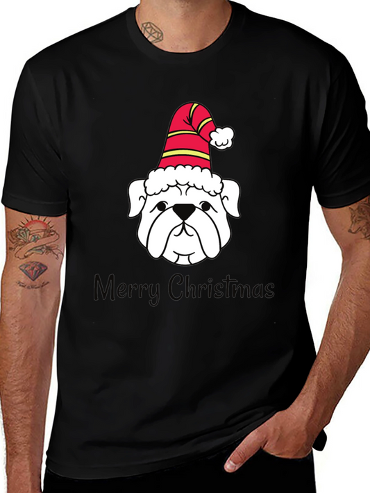 Christmas Bulldog T-Shirt