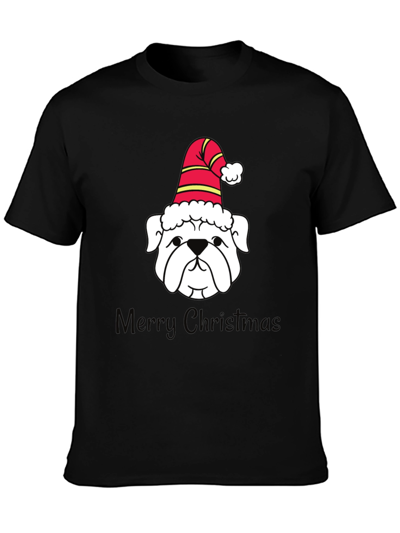 Christmas Bulldog T-Shirt