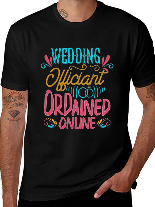 Wedding Officiant Ordained Online T-Shirt