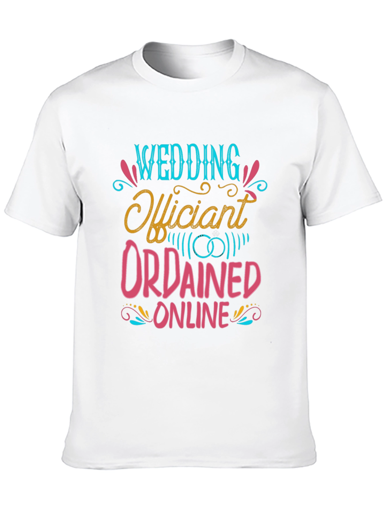 Wedding Officiant Ordained Online T-Shirt