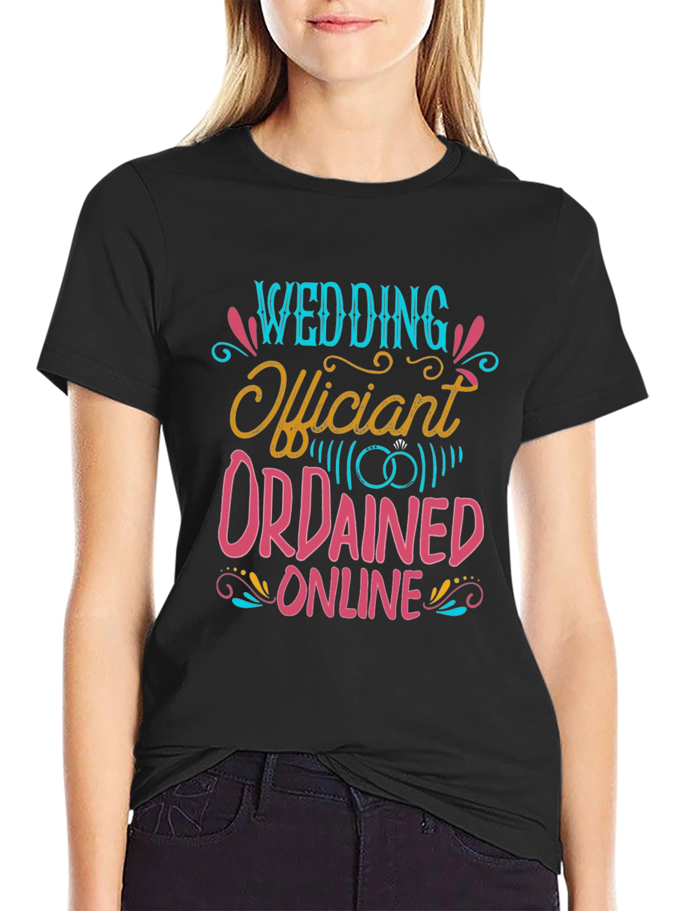 Wedding Officiant Ordained Online T-Shirt