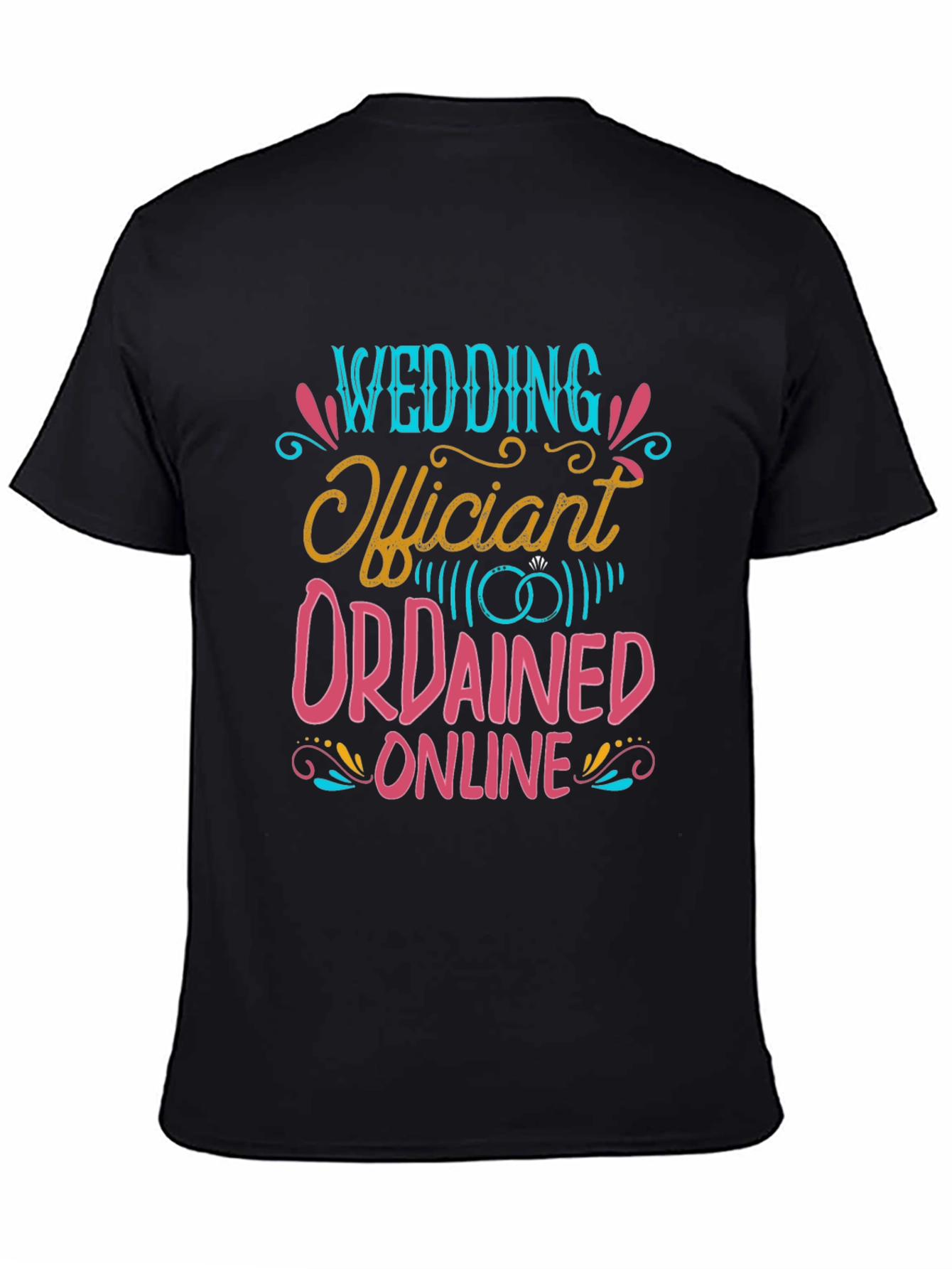 Wedding Officiant Ordained Online T-Shirt