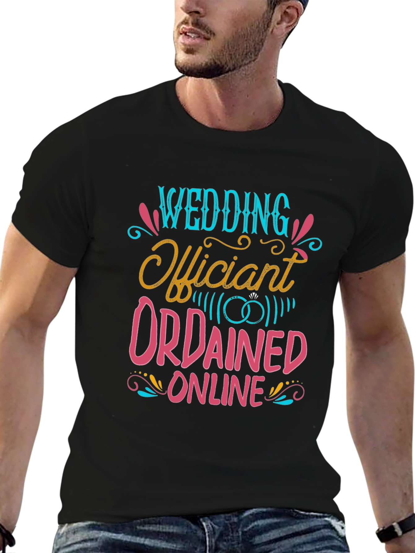 Wedding Officiant Ordained Online T-Shirt