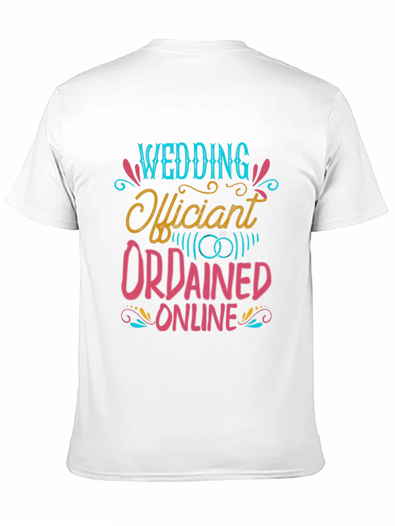 Wedding Officiant Ordained Online T-Shirt