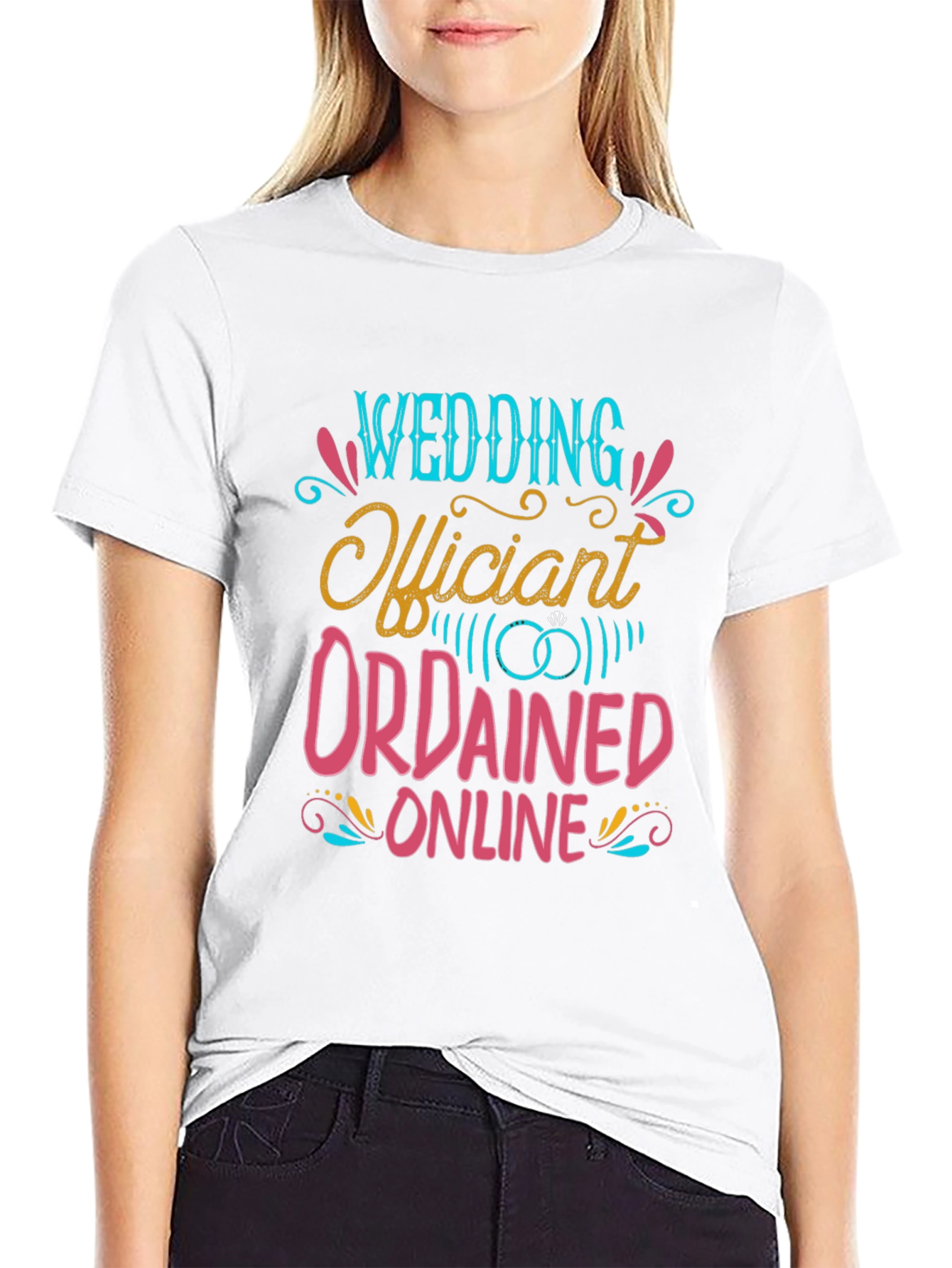 Wedding Officiant Ordained Online T-Shirt
