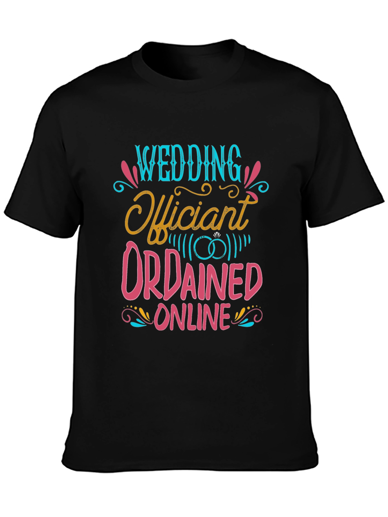 Wedding Officiant Ordained Online T-Shirt
