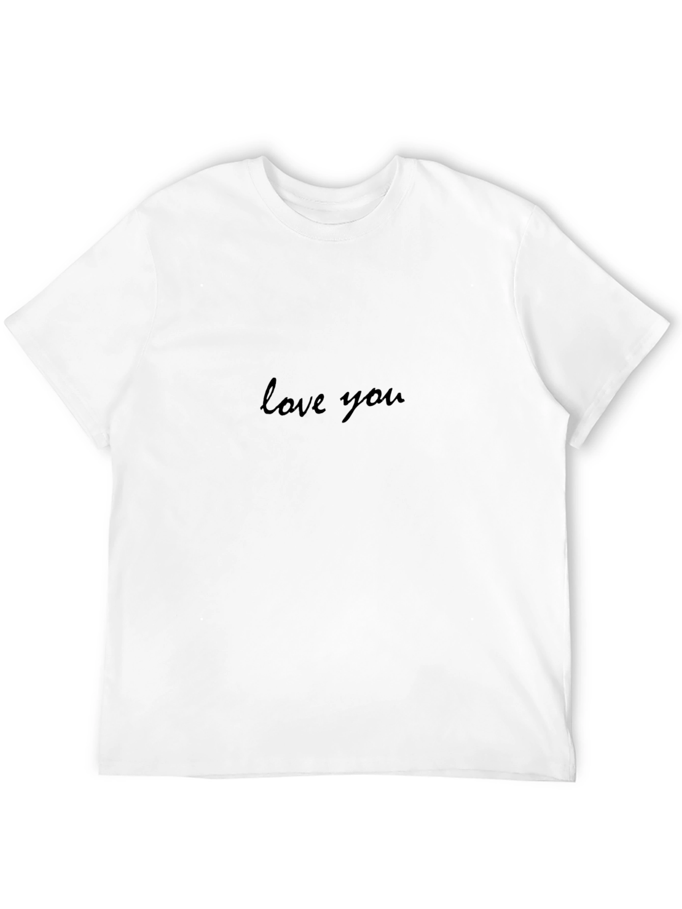 Love You Black Graphic Tee