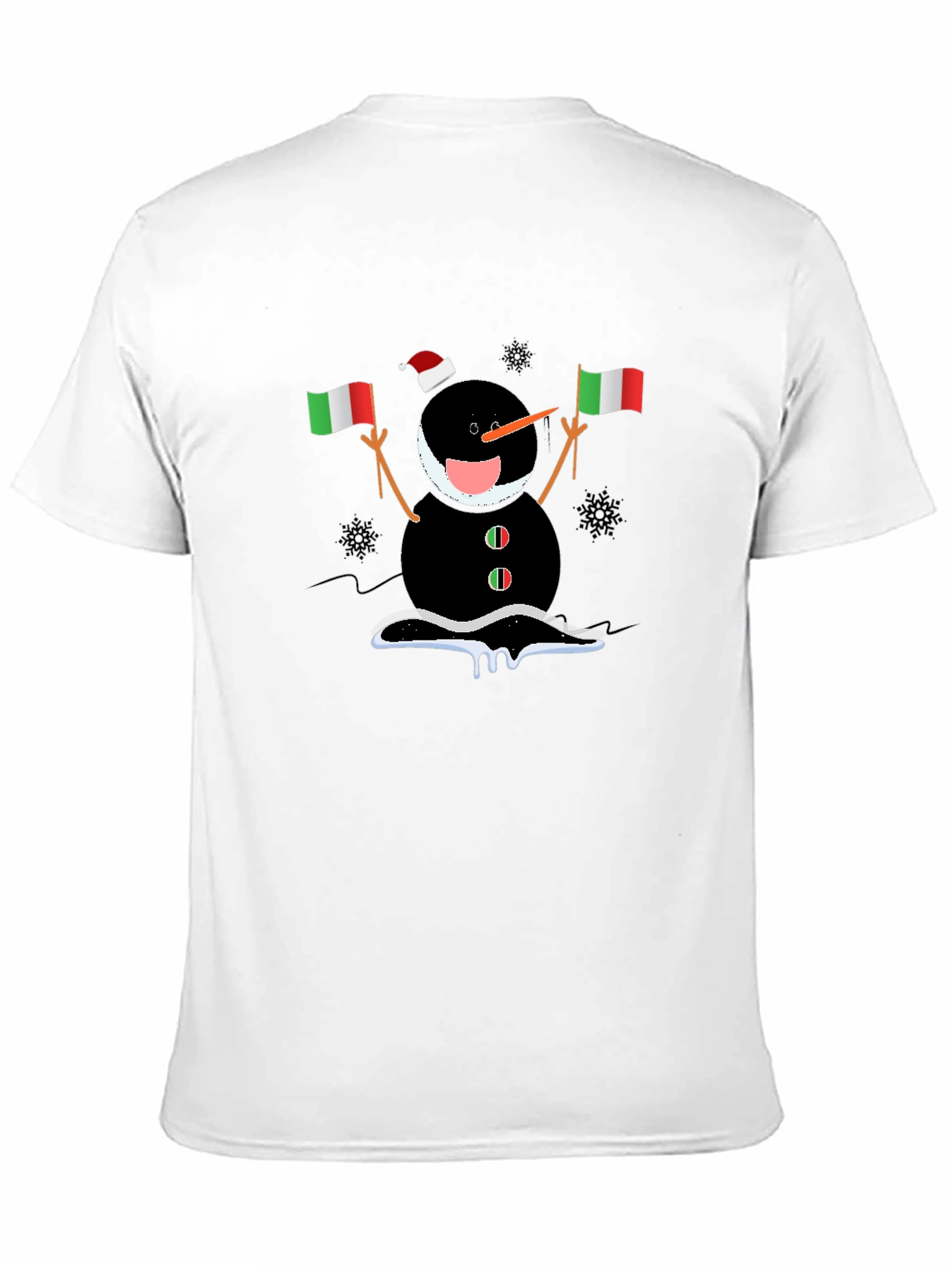 Italian Snowman Holiday T-Shirt