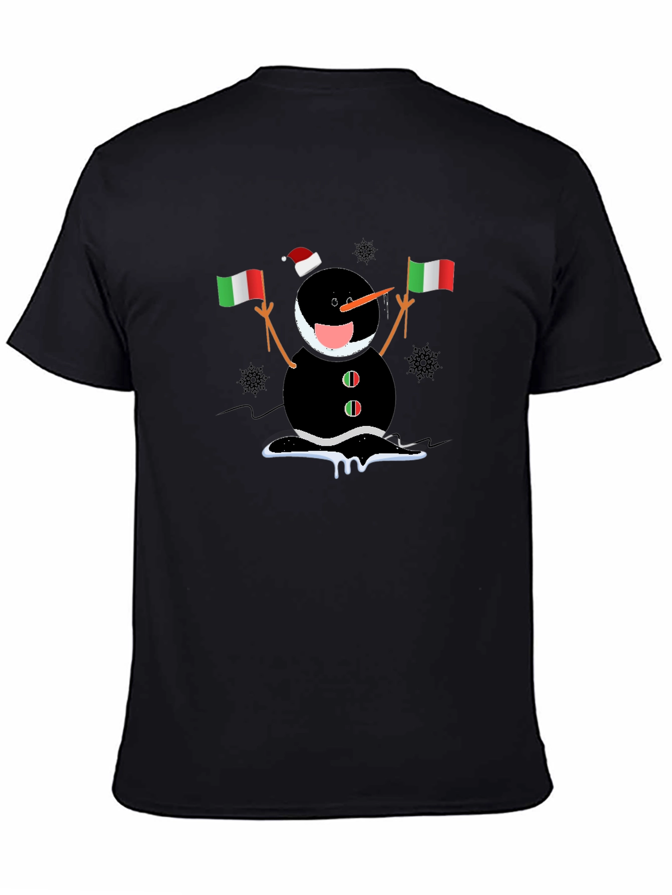 Italian Snowman Holiday T-Shirt