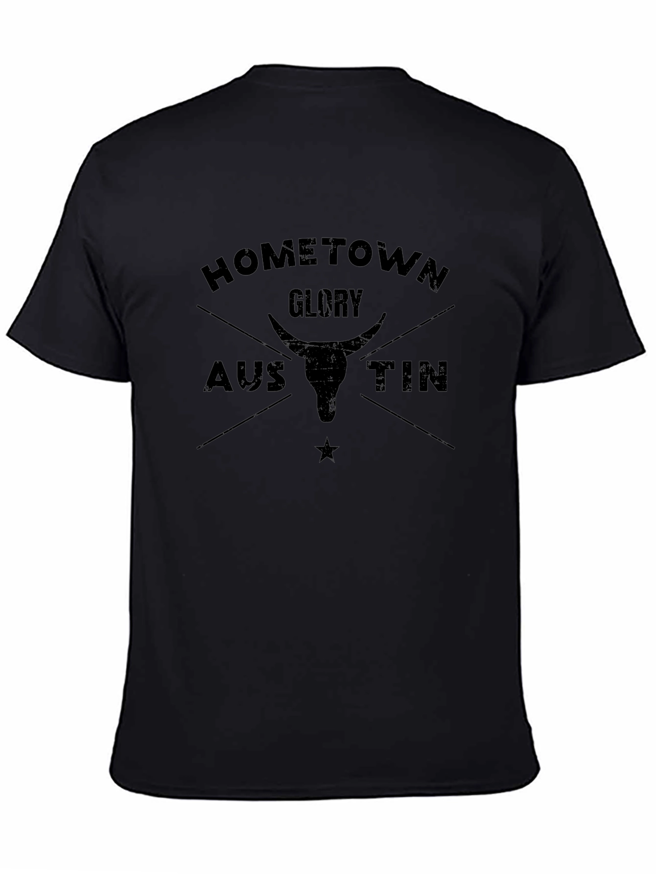 Hometown Glory Austin Graphic Tee - Black