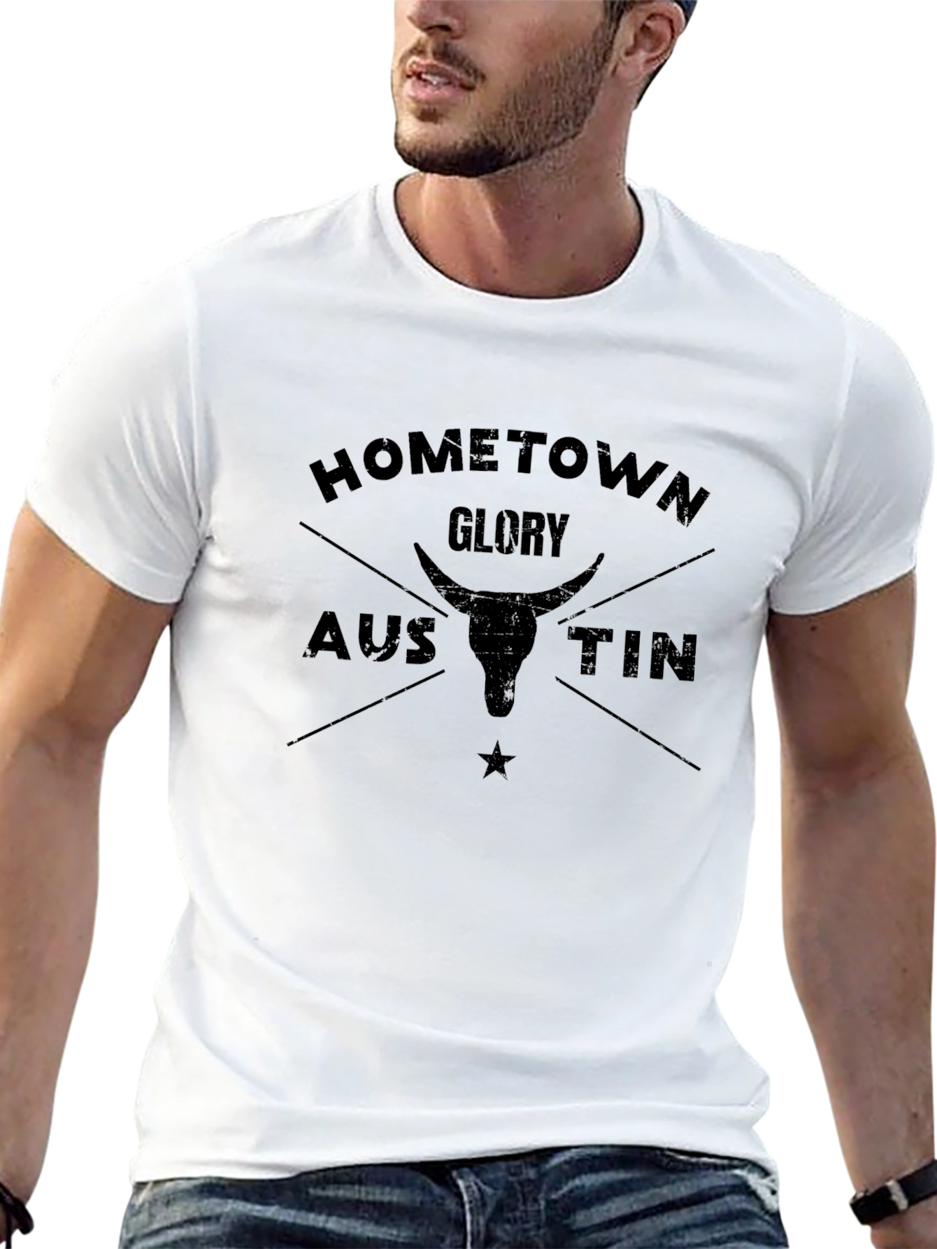 Hometown Glory Austin Graphic Tee - Black